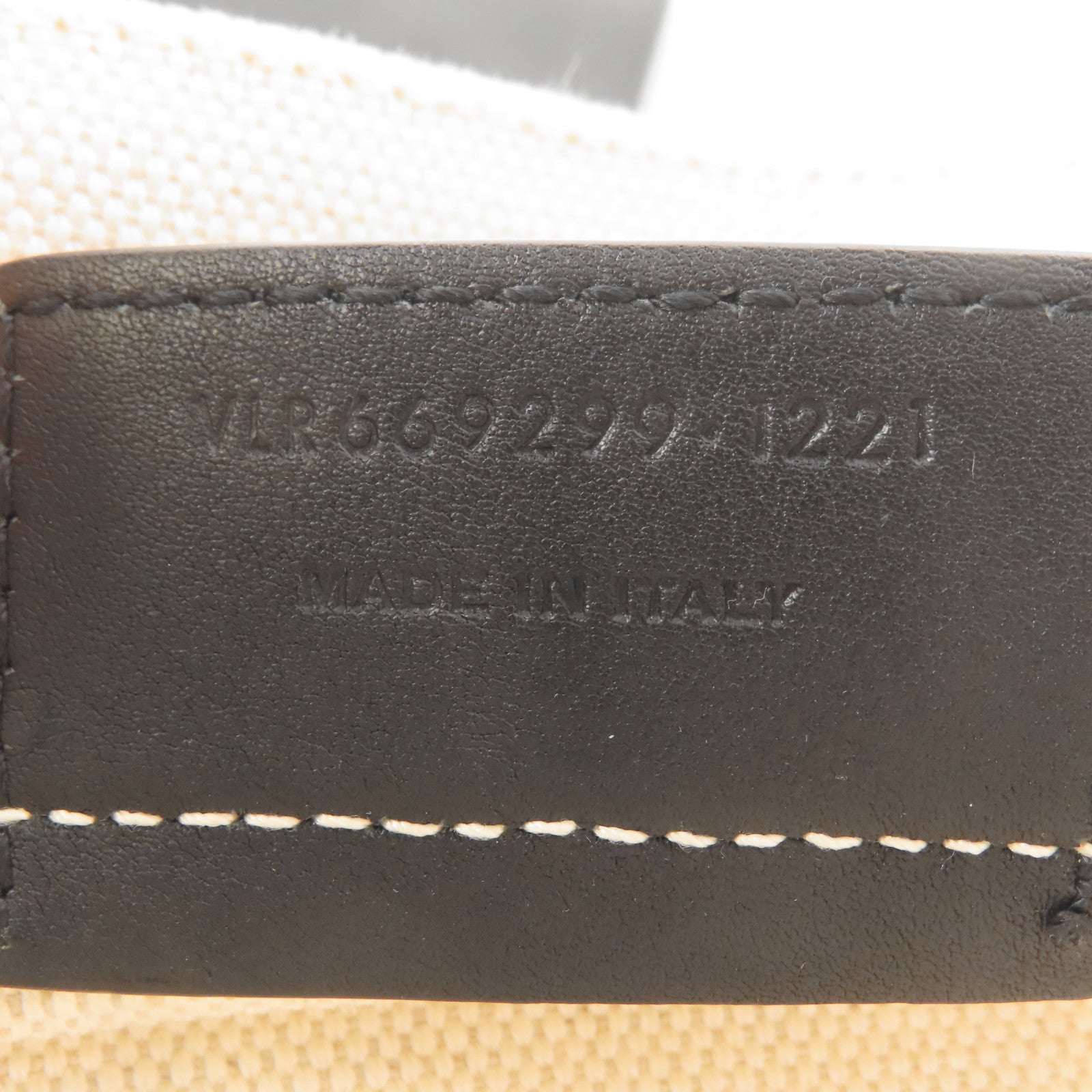 SAINT LAURENT 帆布Rive Gauche Bucket Shoulder Bag銀扣肩背袋