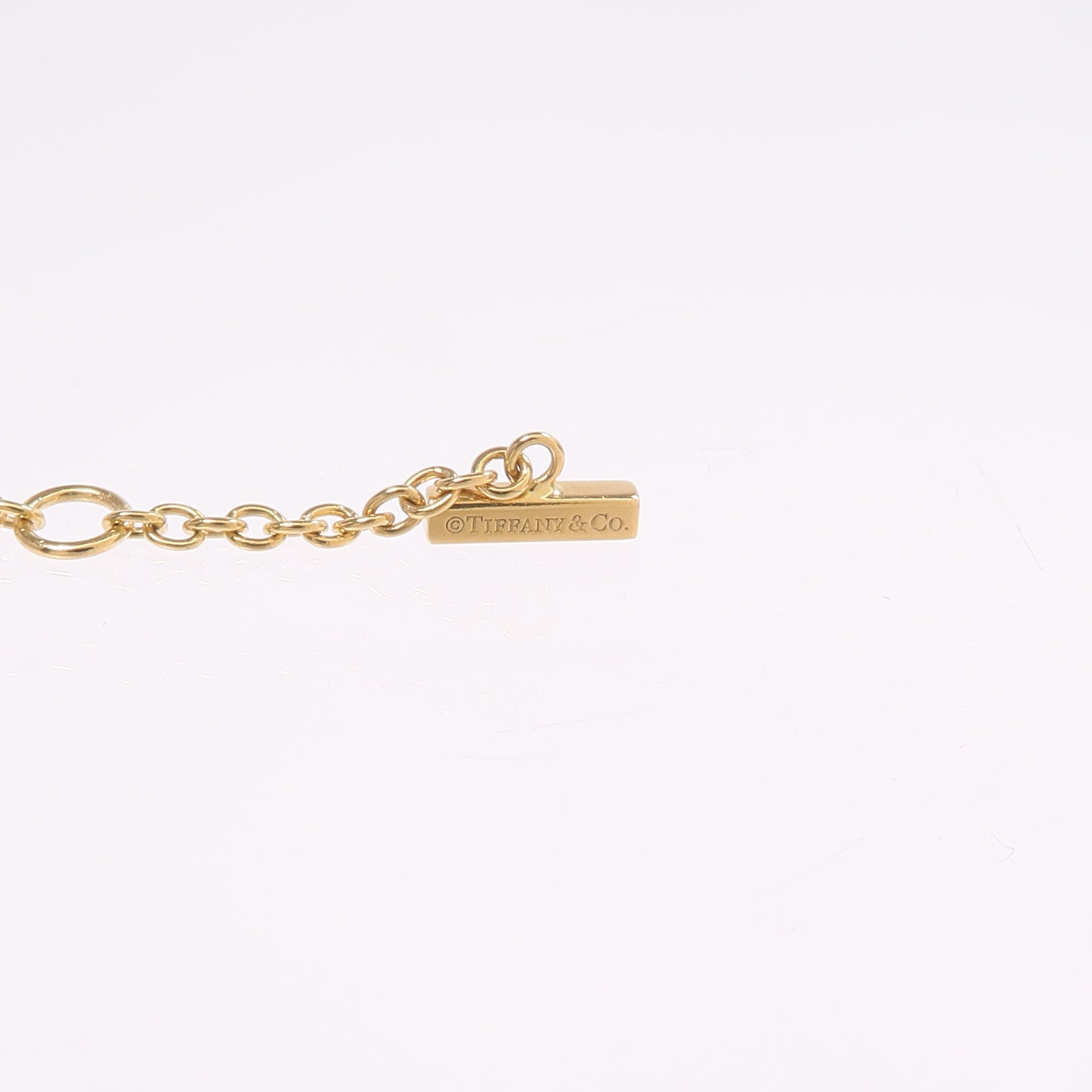 TIFFANY＆CO 18K黃金T Smile Bracelet手鏈