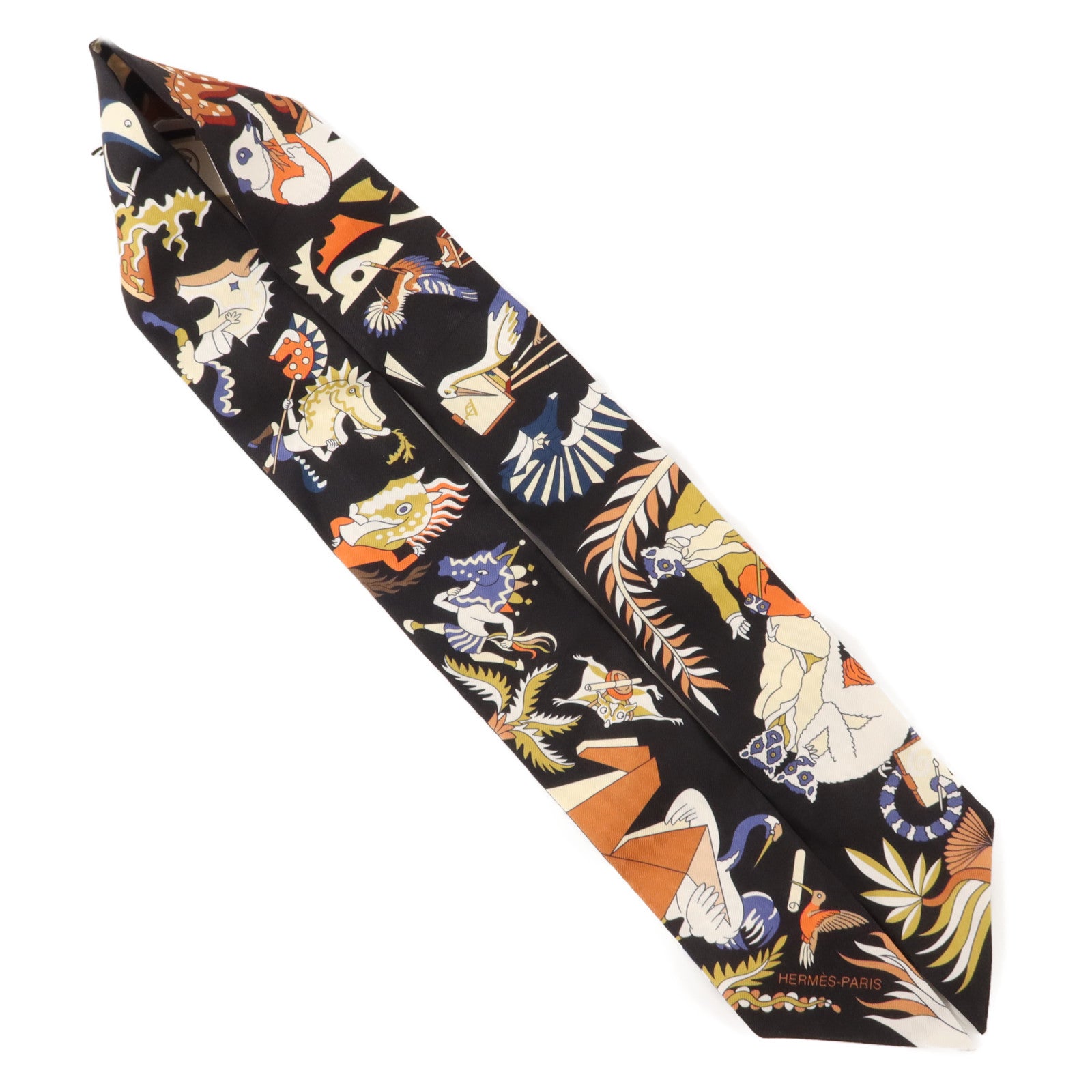 HERMES 絲質Twilly絲巾
