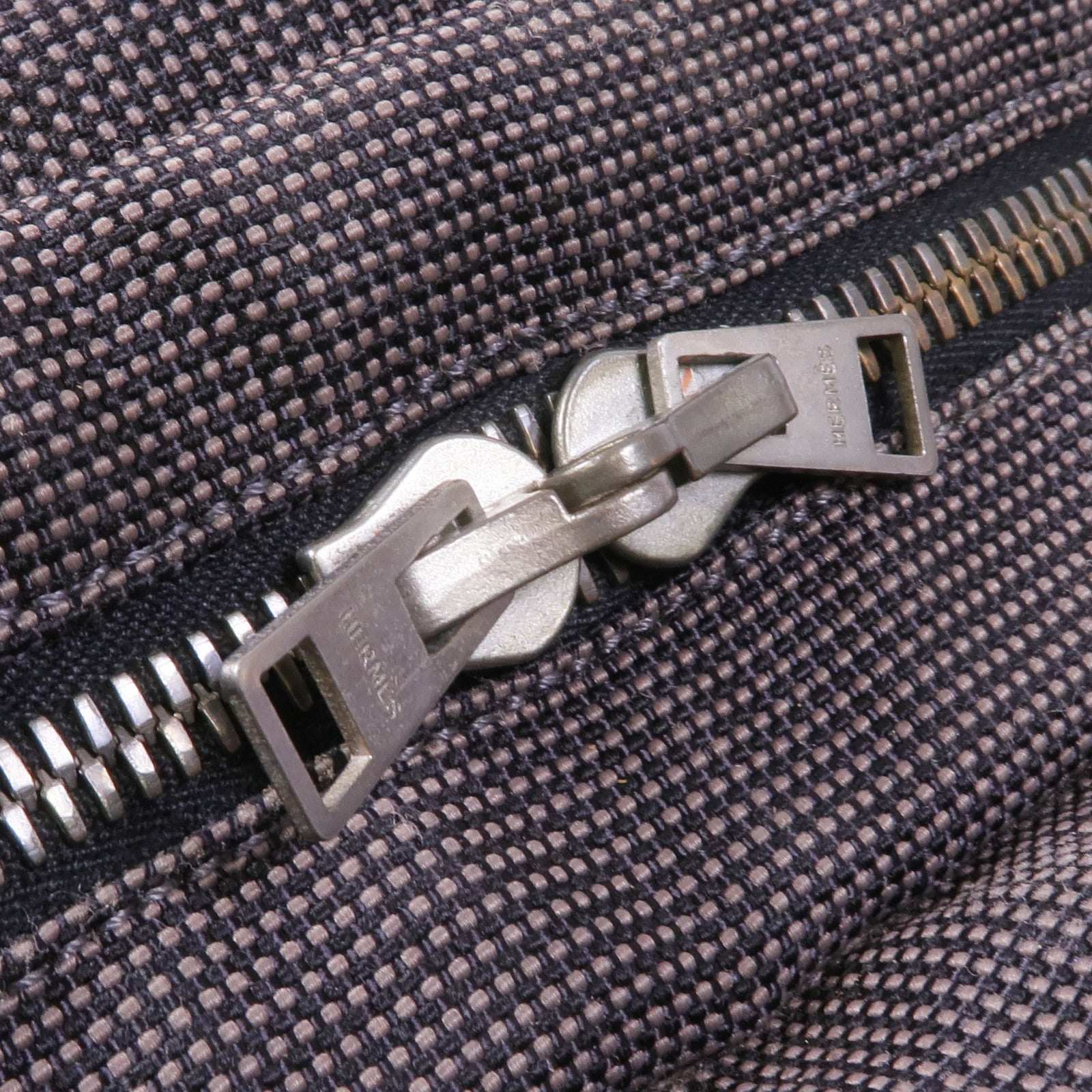 HERMES 帆布Herline PM銀扣手挽袋