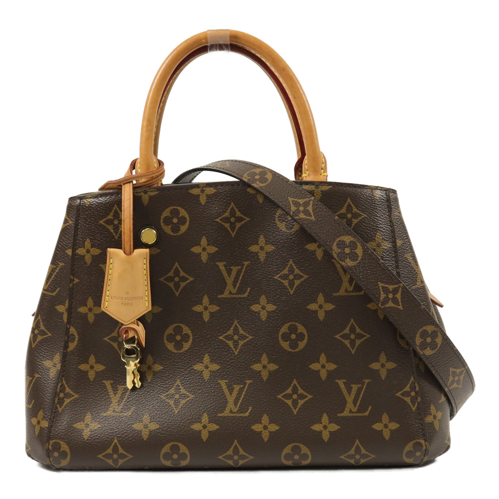 LOUIS VUITTON Monogram Montaigne BB手挽肩背兩用袋