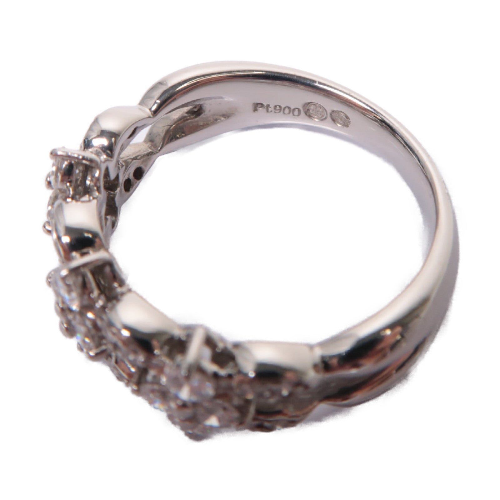 JEWELRY 【激減優惠】PT900鉑金Diamond Ring 0.73ct鑽石戒指US#7