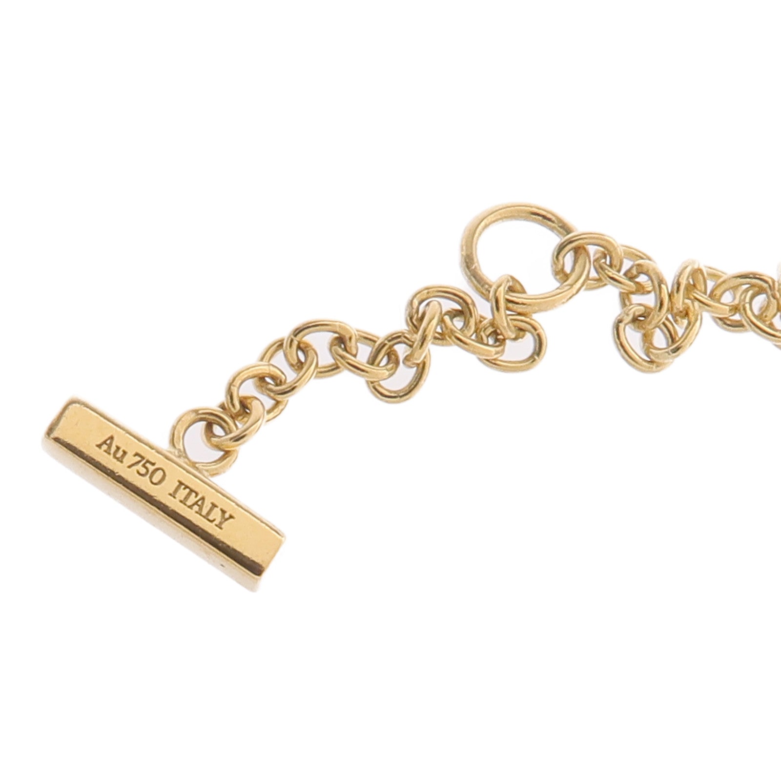 TIFFANY＆CO 18K黃金T Smile Bracelet手鏈