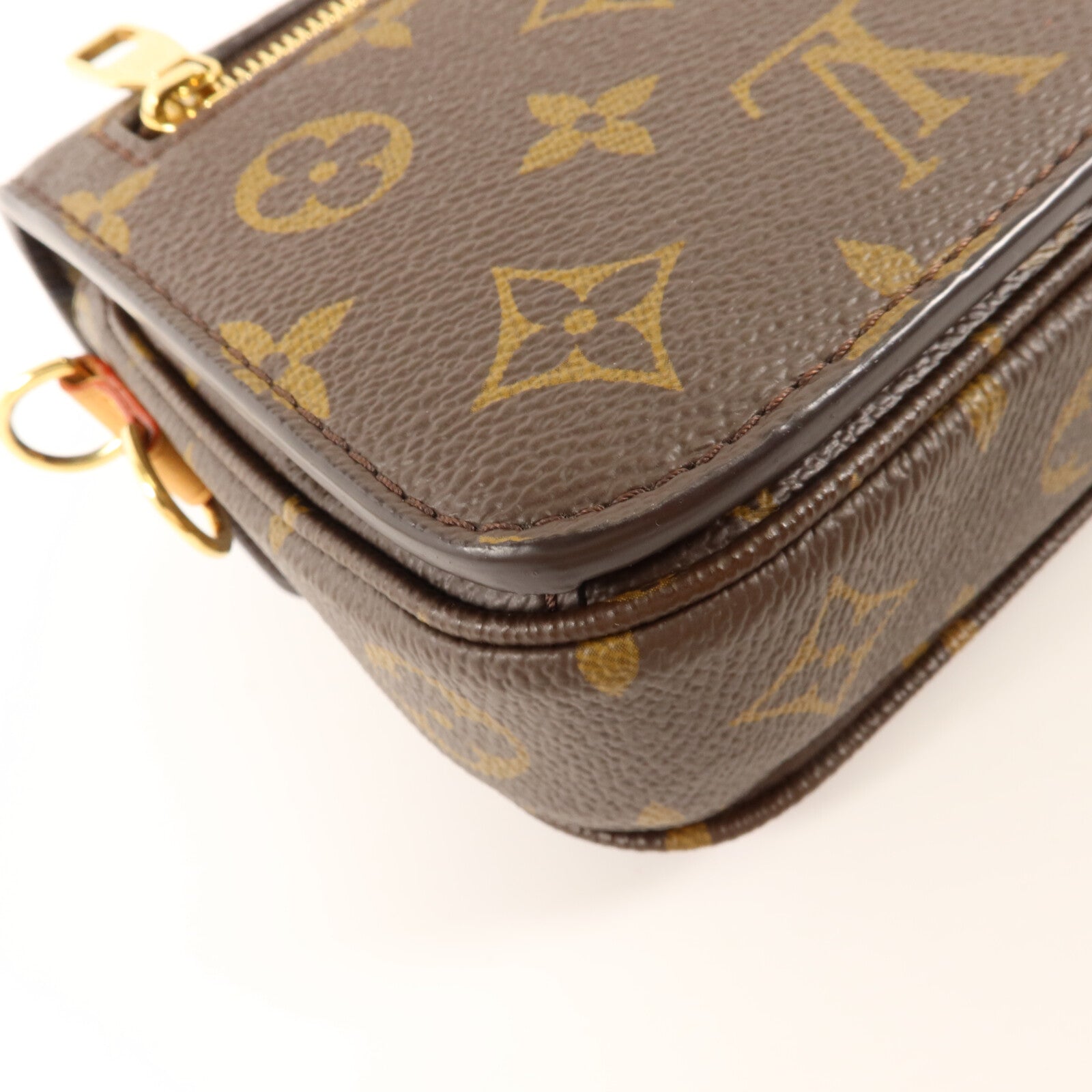 LOUIS VUITTON Monogram Pochette Metis East West金扣手挽肩背兩用袋