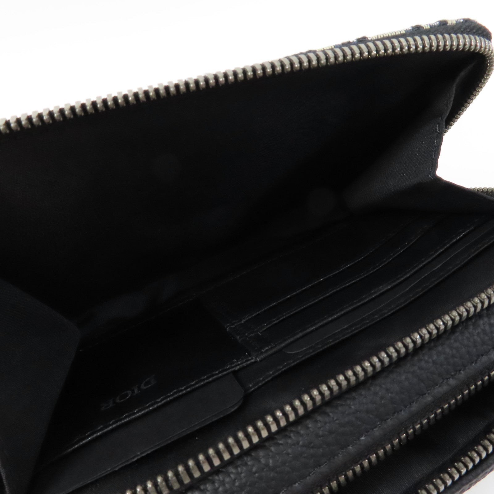 Dior 帆布Oblique Camera Bag銀扣肩背袋藍色