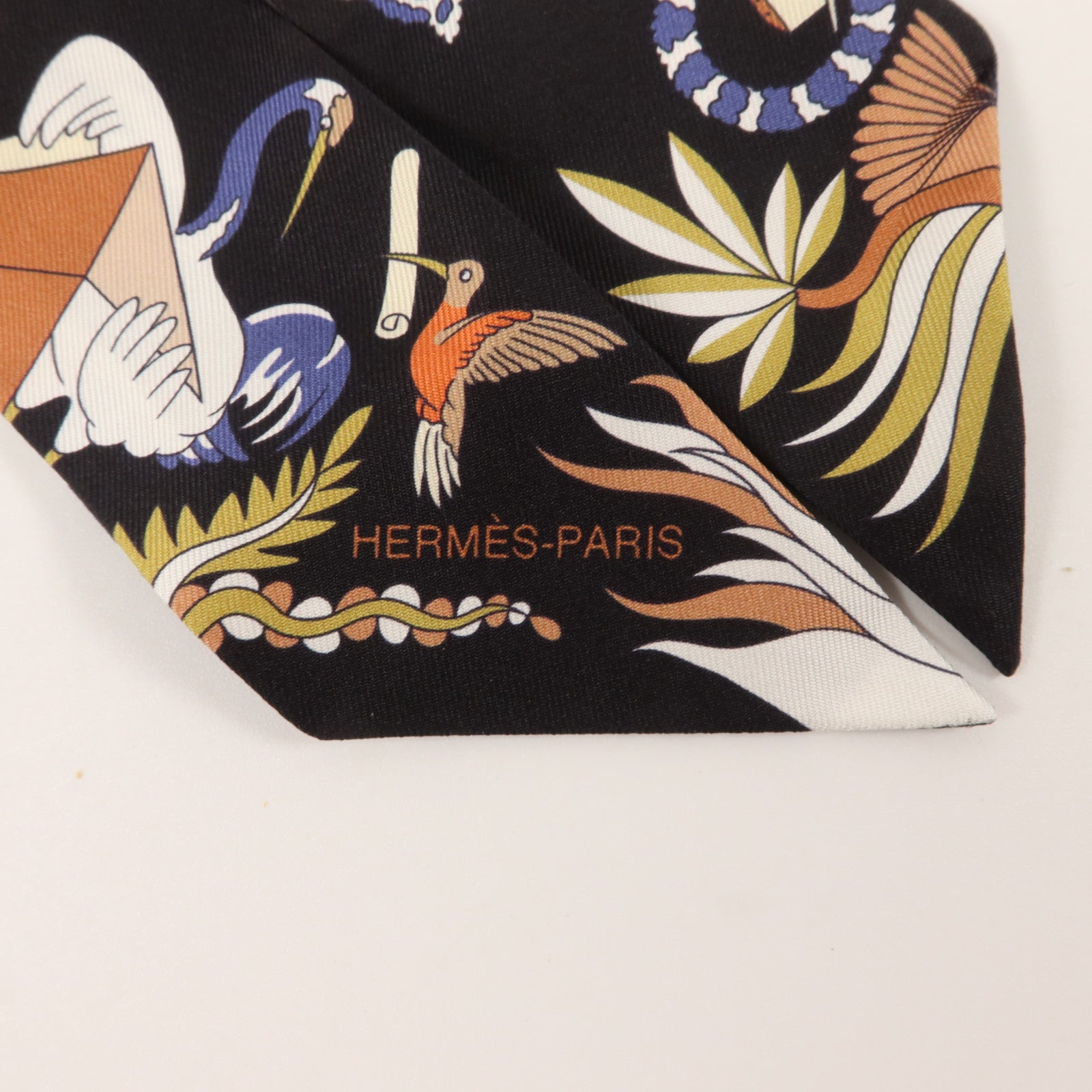 HERMES 絲質Twilly絲巾