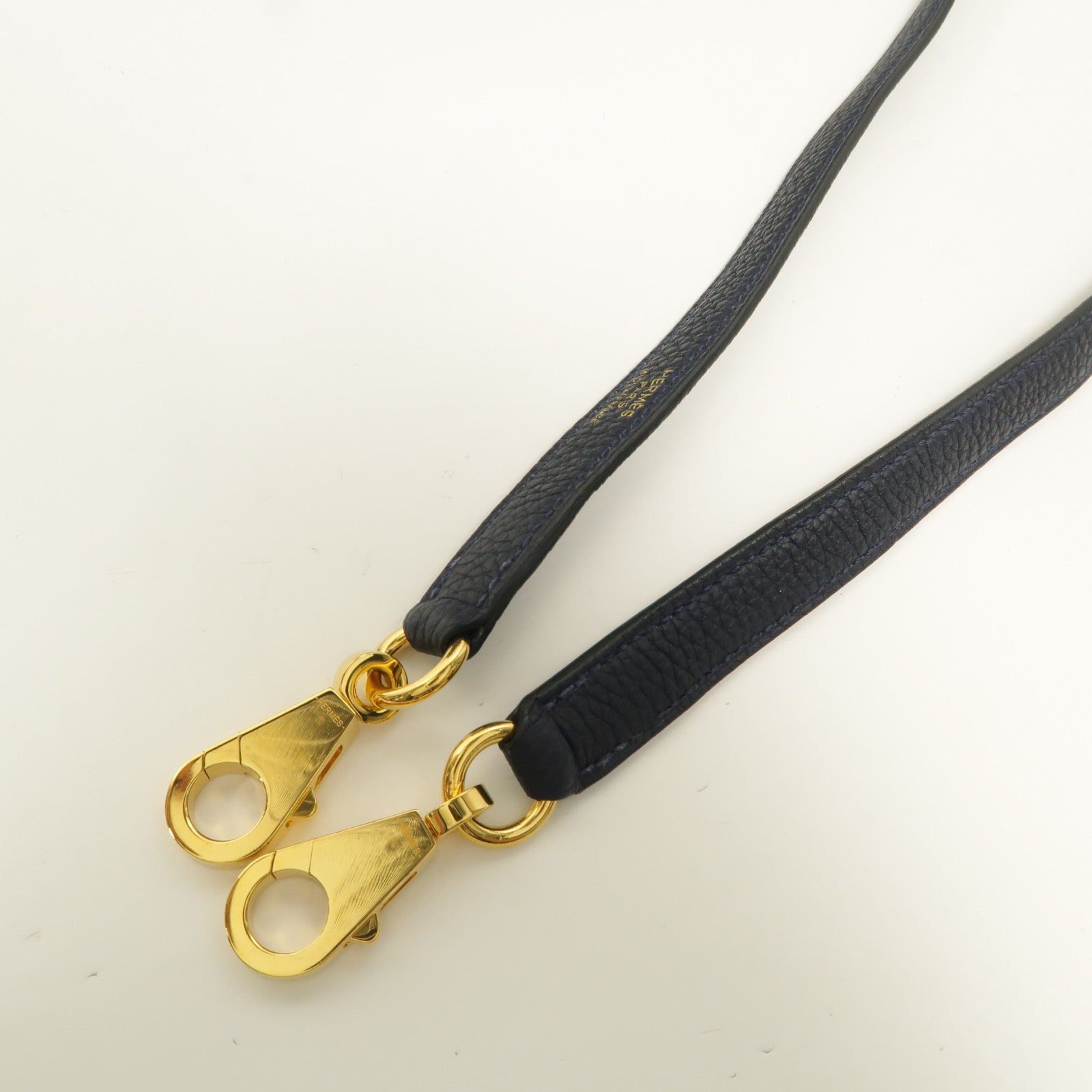 HERMES Togo皮革Kelly 28手挽肩背兩用袋Bleu Nuit
