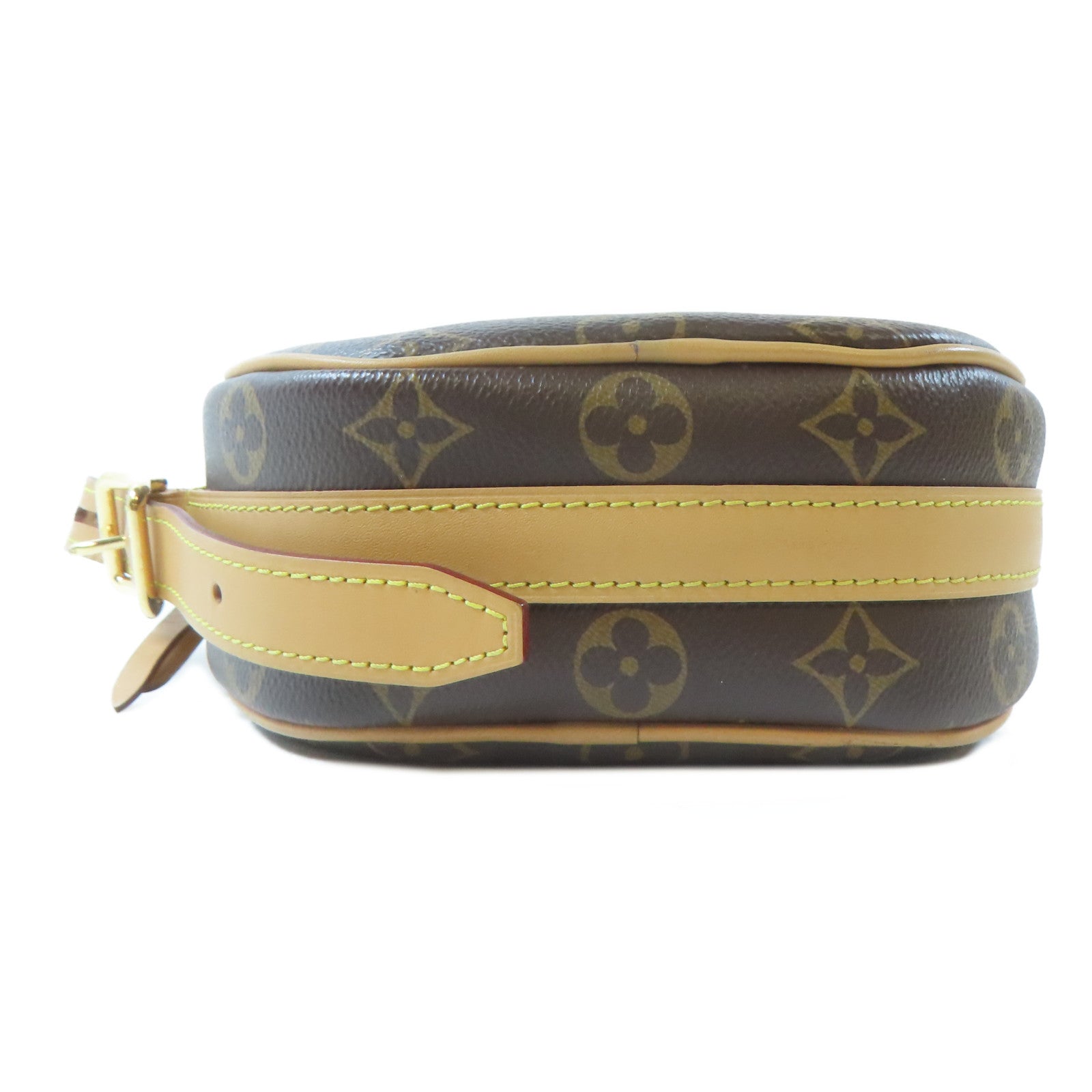 LOUIS VUITTON Monogram Boite Chapeau Souple PM金扣肩背袋啡色