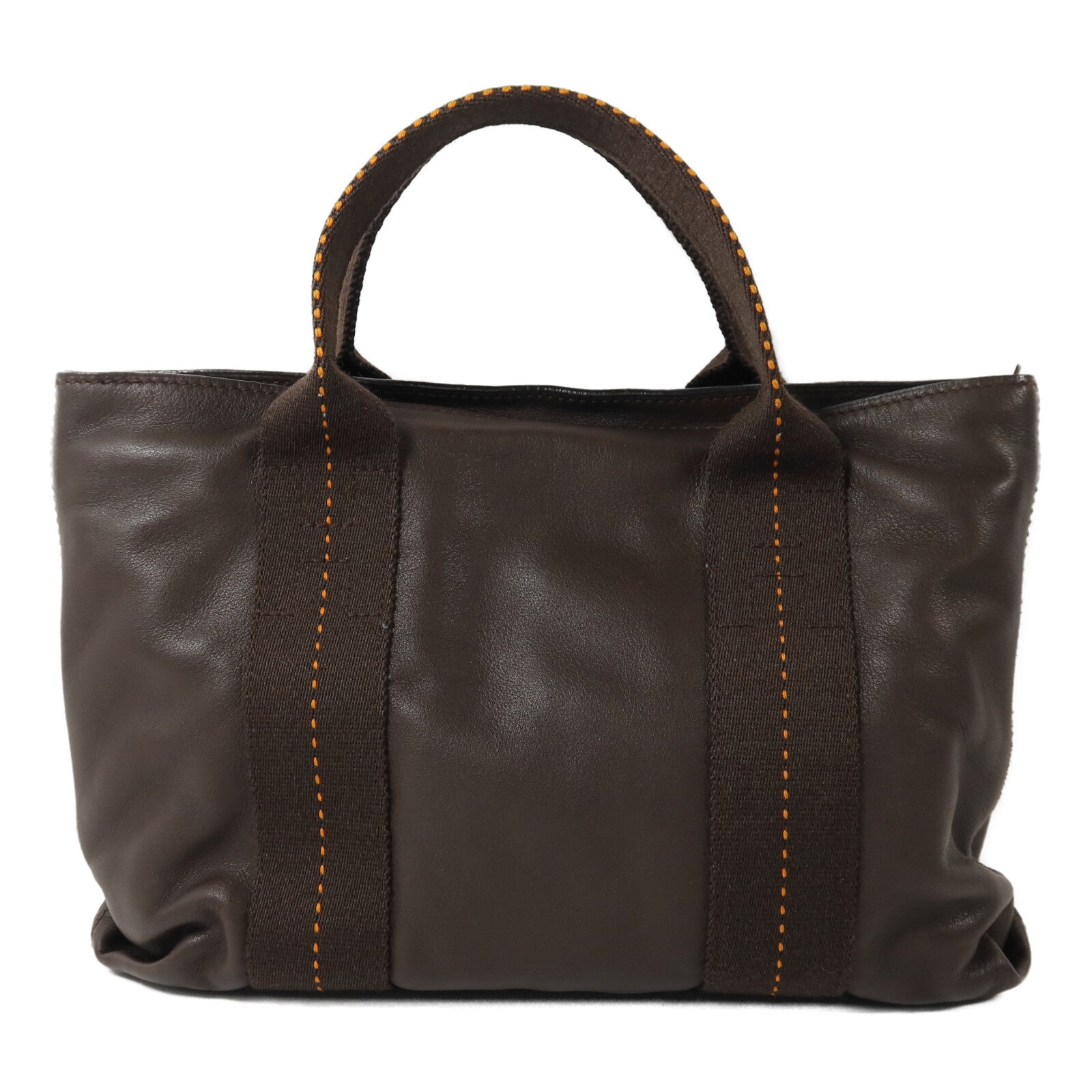 HERMES Derma皮革Caravan Horizontal PM手挽肩背兩用袋Brown