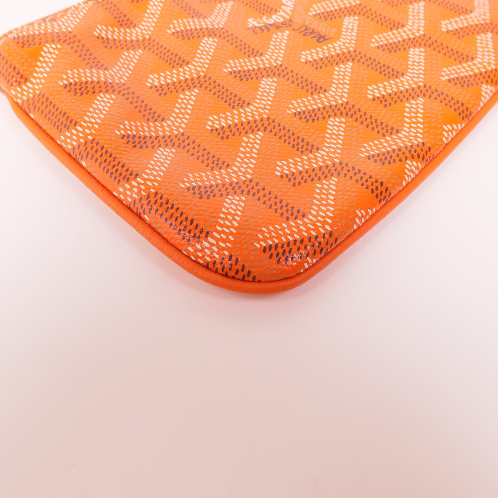 GOYARD 塗層帆布Senat PM Pouch銀扣手拿包