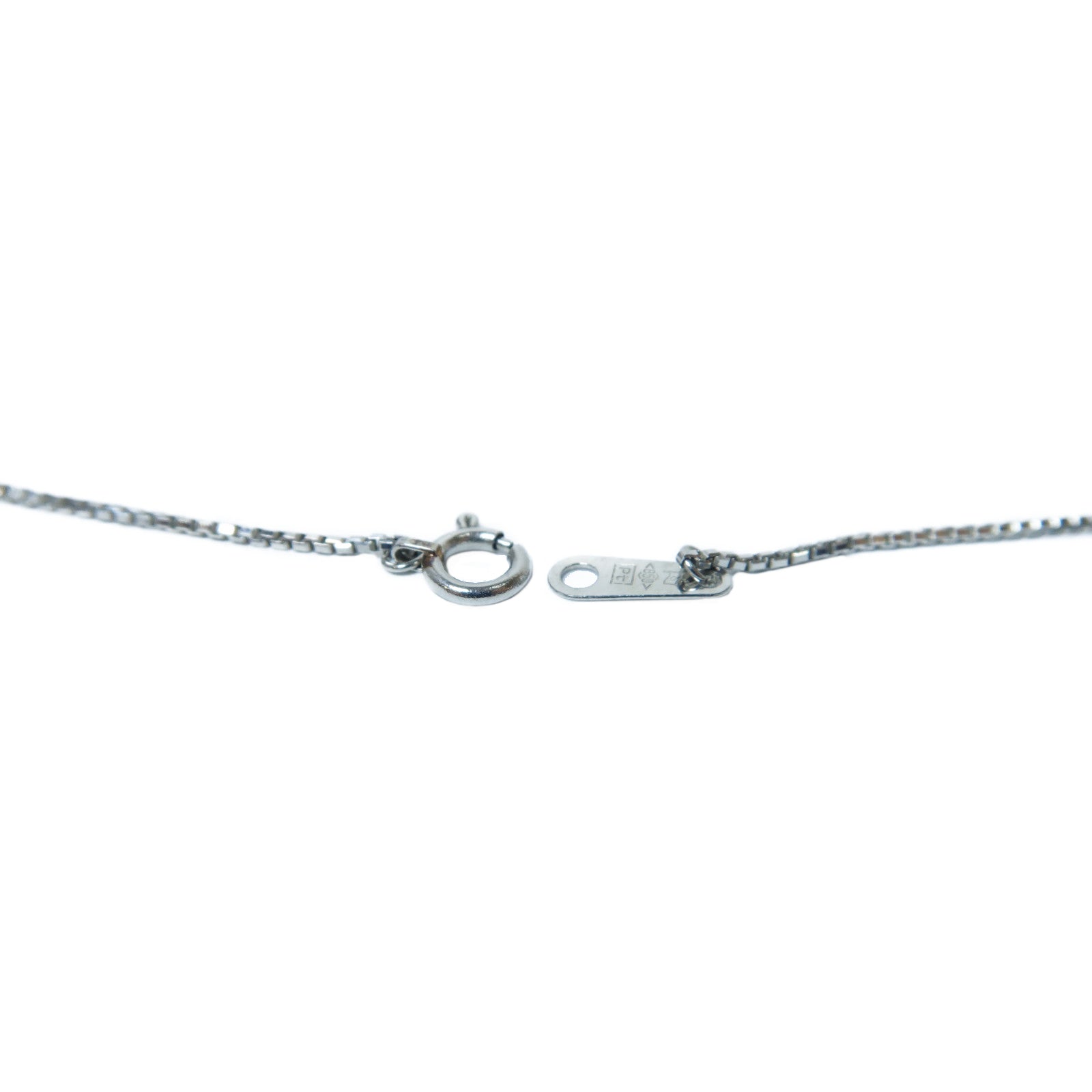 JEWELRY 【激減優惠】PT900鉑金/PT850鉑金Necklace紅寶石/鑽石項鍊銀色
