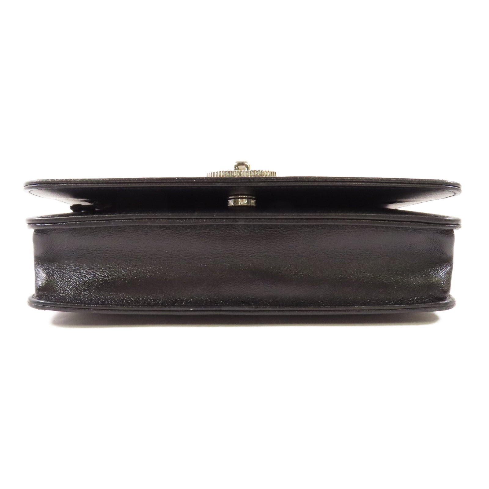 CHANEL 【激減優惠】羊皮皮革WOC Wallet On Chain銀扣鏈帶肩背袋