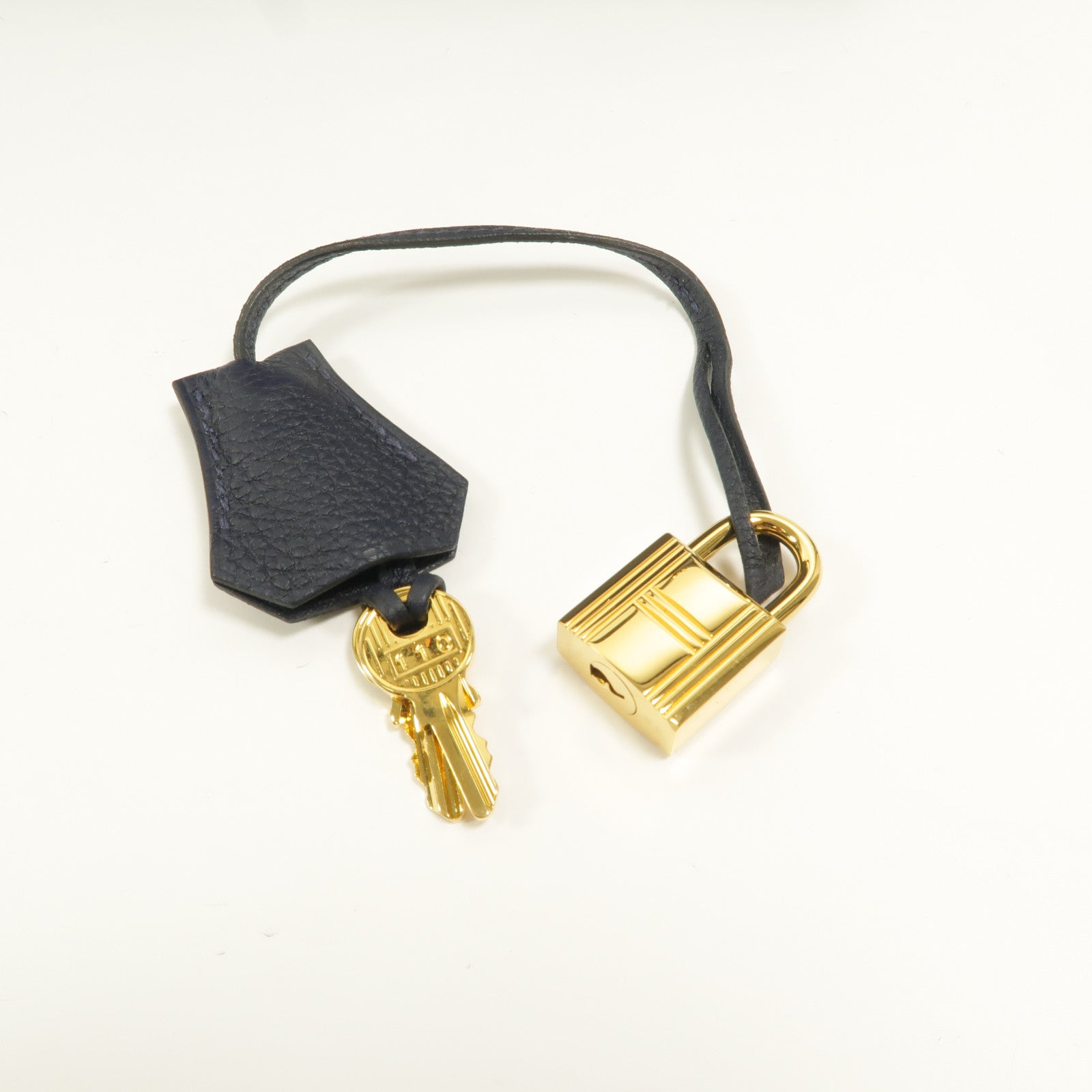 HERMES Togo皮革Kelly 28手挽肩背兩用袋Bleu Nuit