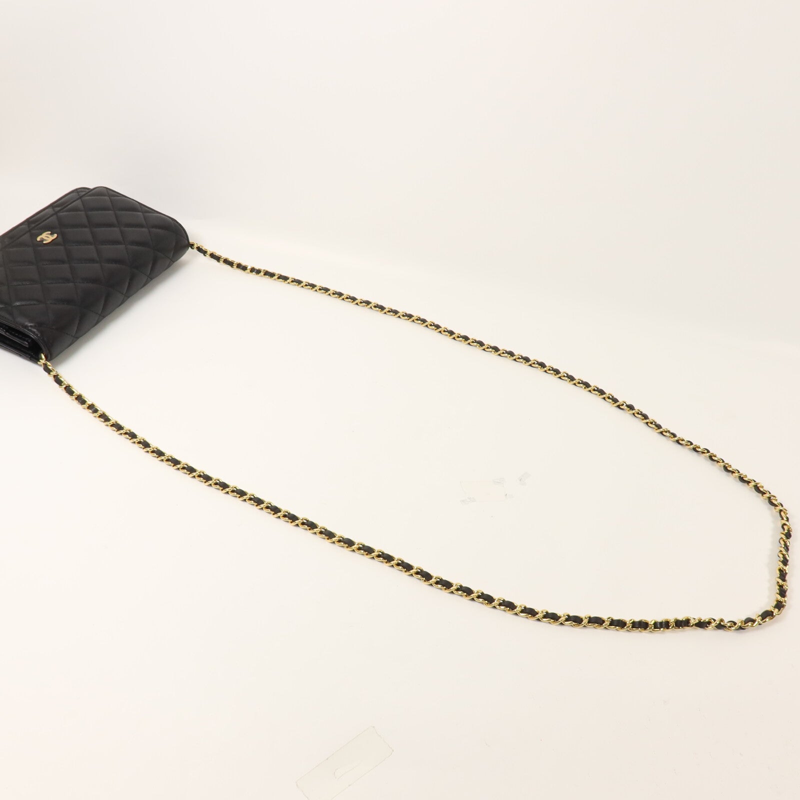 CHANEL 羊皮皮革WOC Wallet On Chain鏈帶肩背袋