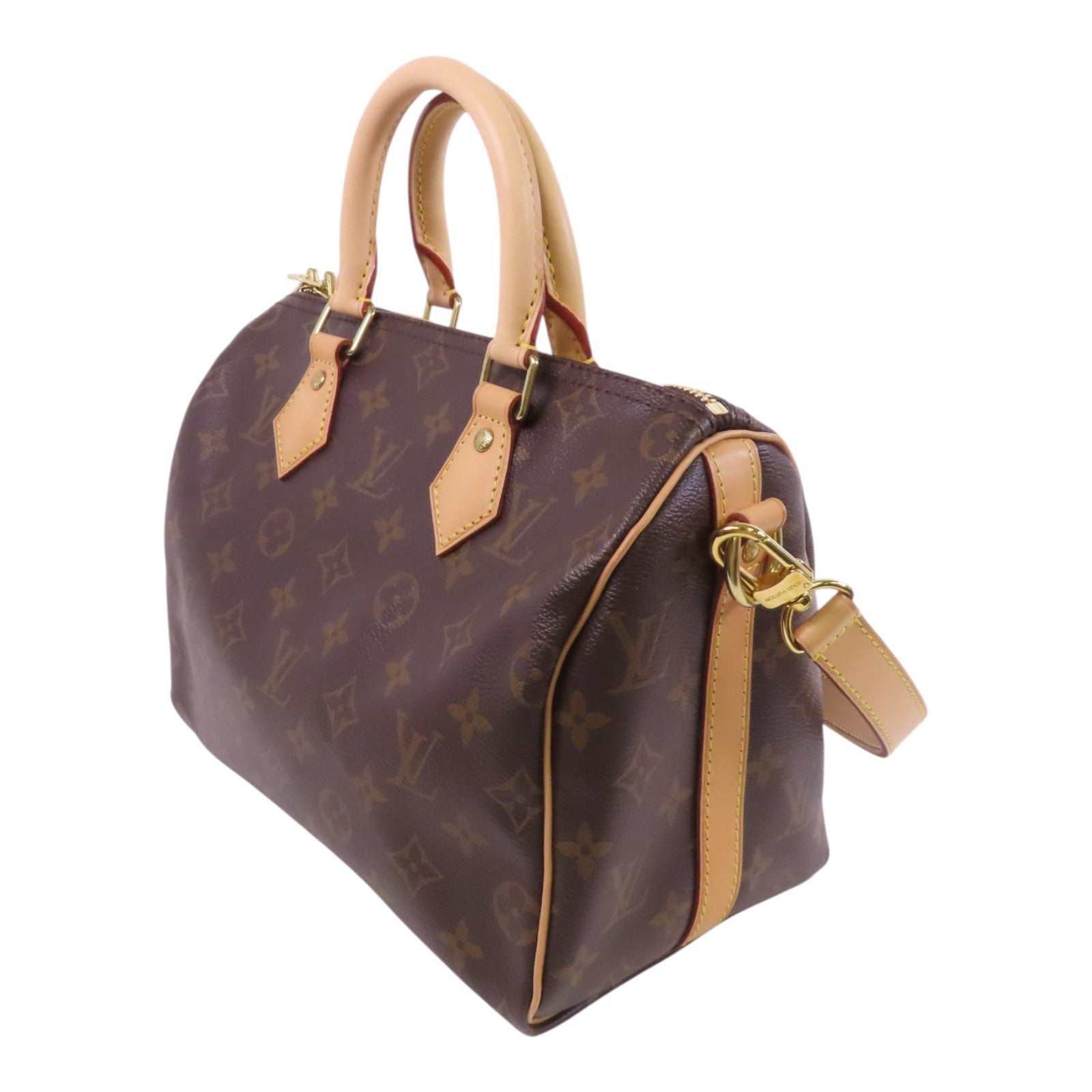 LOUIS VUITTON Monogram Speedy 25金扣手挽肩背兩用袋