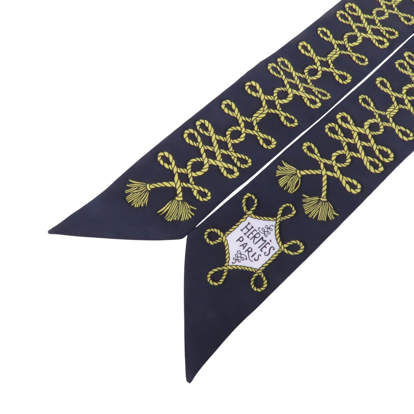 HERMES 絲質Twilly Scarf絲巾