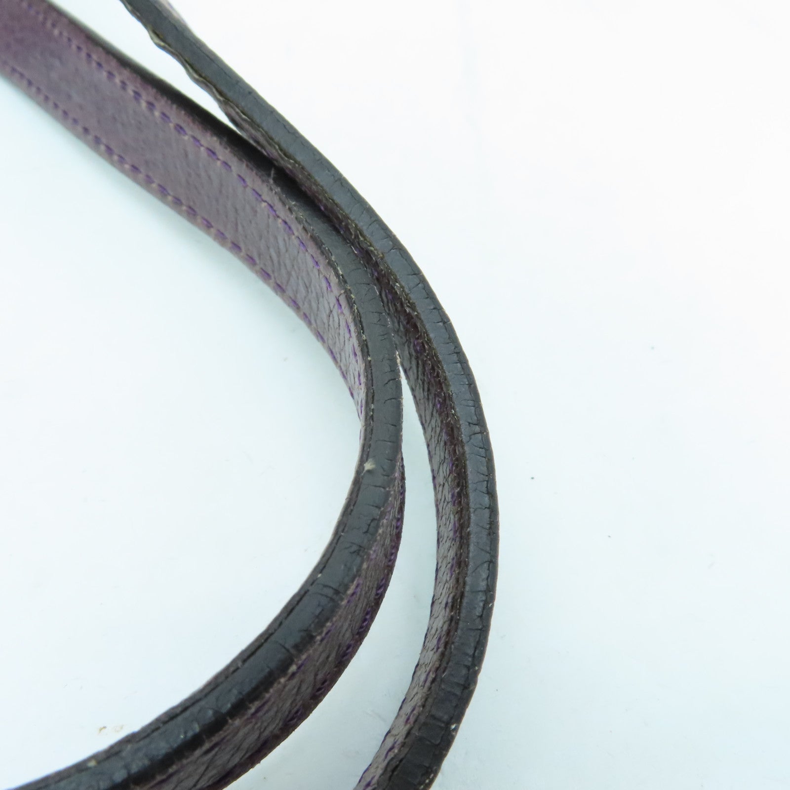 CHANEL 【清倉大減價】菱格牛皮皮革Tote Bag銀扣手挽袋紫色