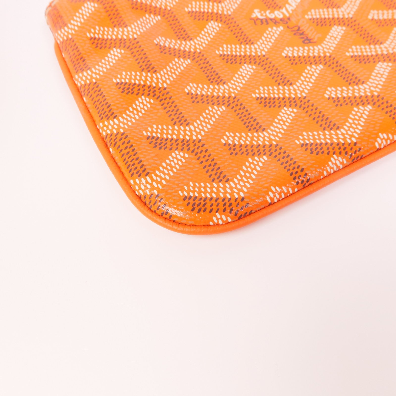 GOYARD 塗層帆布Senat PM Pouch銀扣手拿包