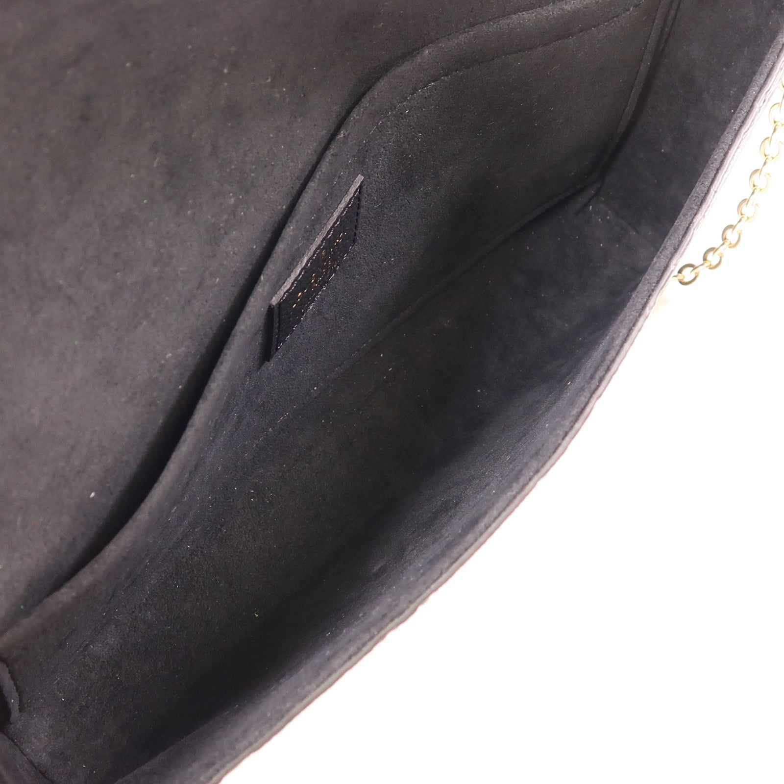 LOUIS VUITTON Monogram Empreinte Felicie Pochette 金扣鏈帶肩背袋
