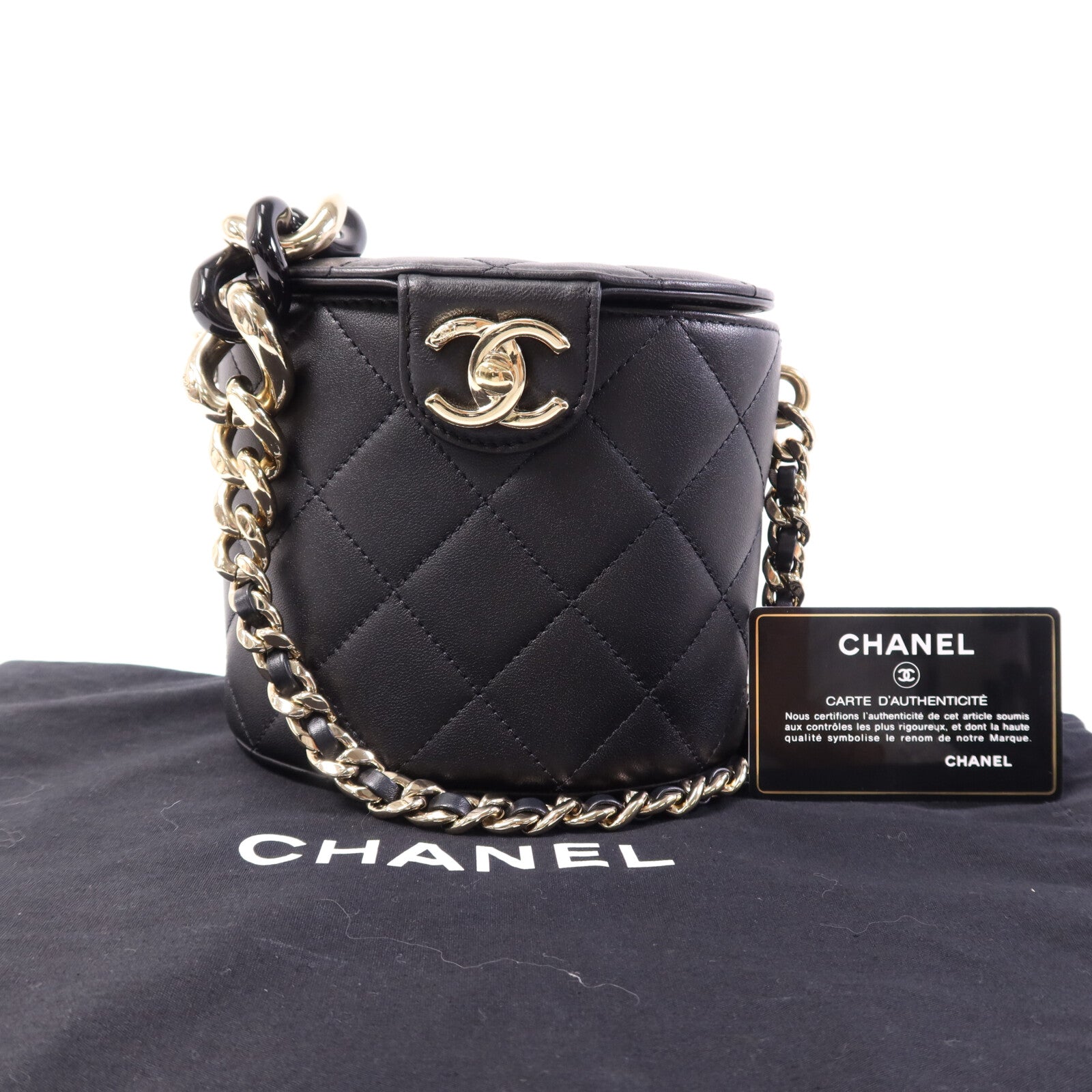 CHANEL 【激減優惠】羊皮皮革Vanity Case肩背袋