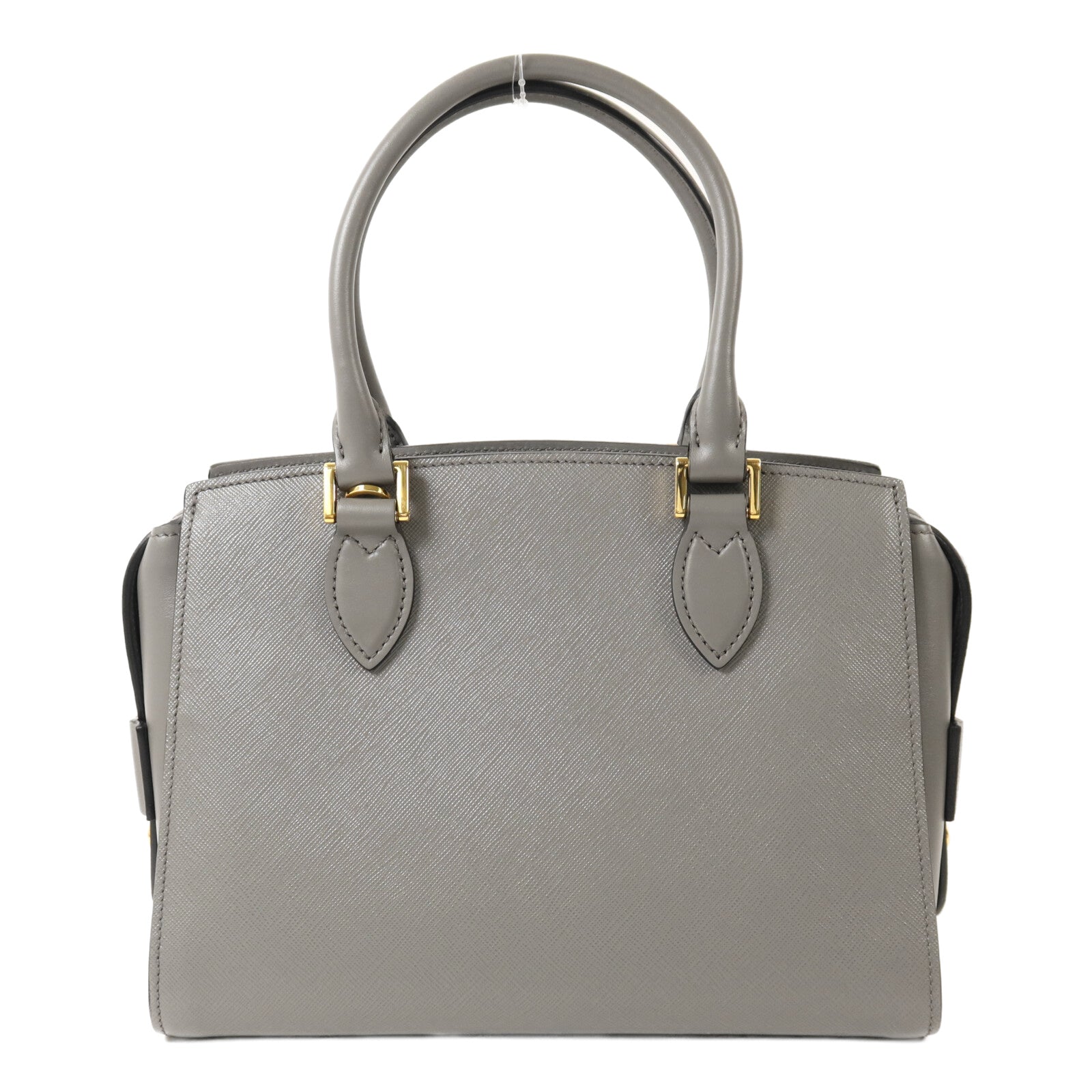 PRADA 【激減優惠】牛皮皮革Borsa A mano金扣手挽肩背兩用袋
