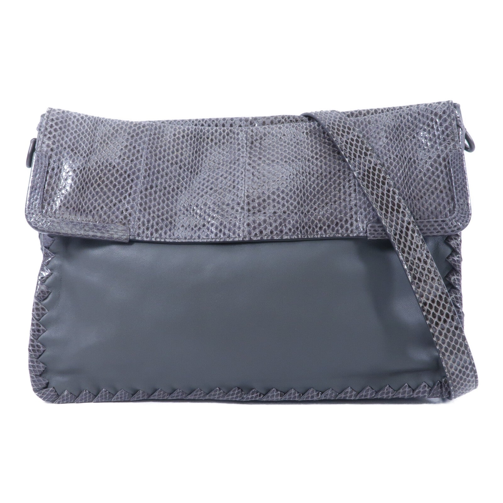 BOTTEGA VENETA 蛇皮皮革Shoulder Bag肩背袋