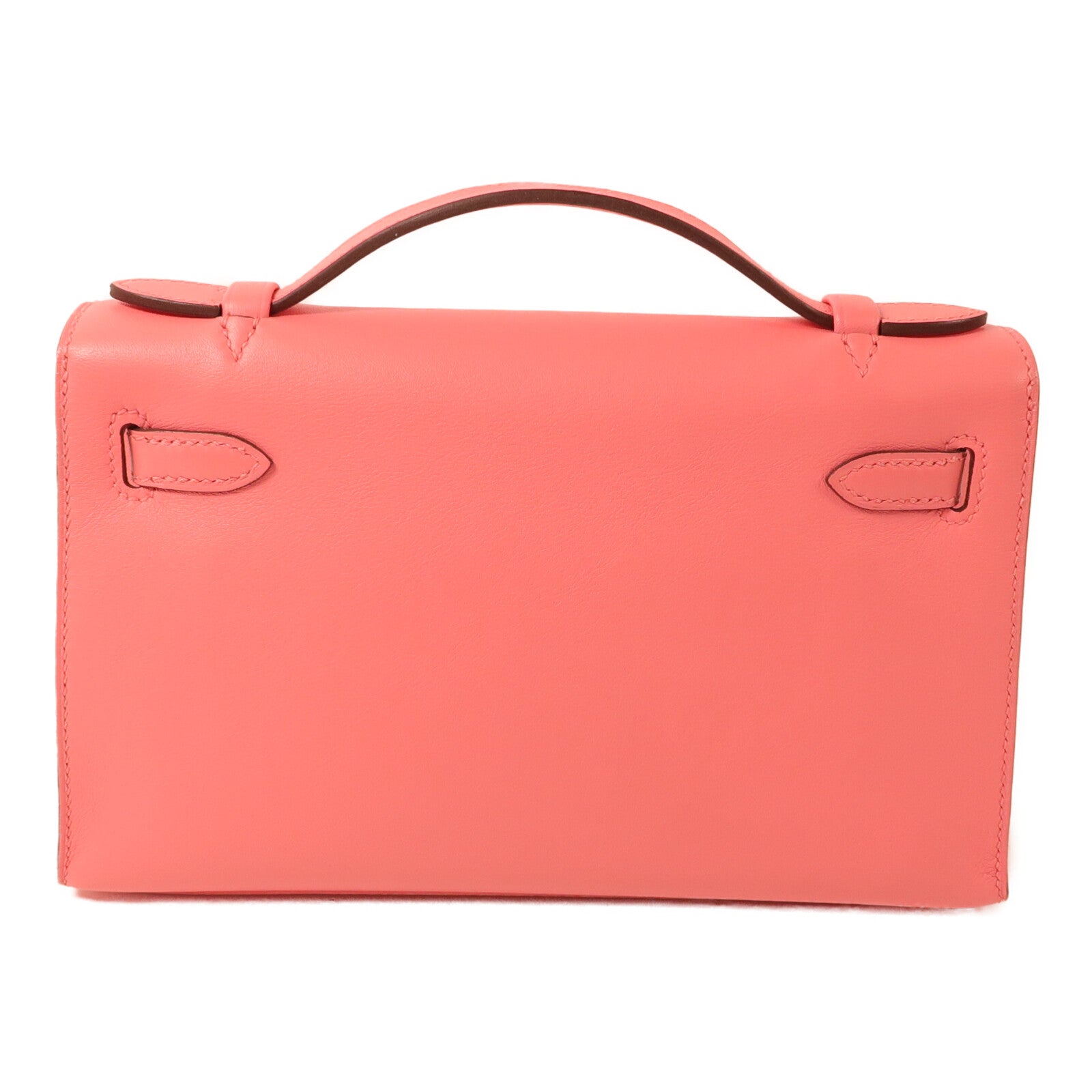 HERMES Swift皮革Kelly Pochette手挽袋Rose d'Ete