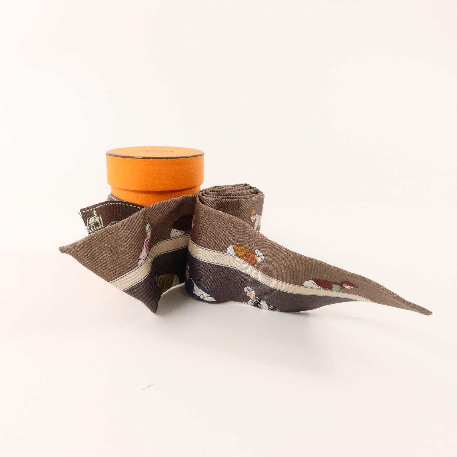 HERMES 絲質Twilly絲巾