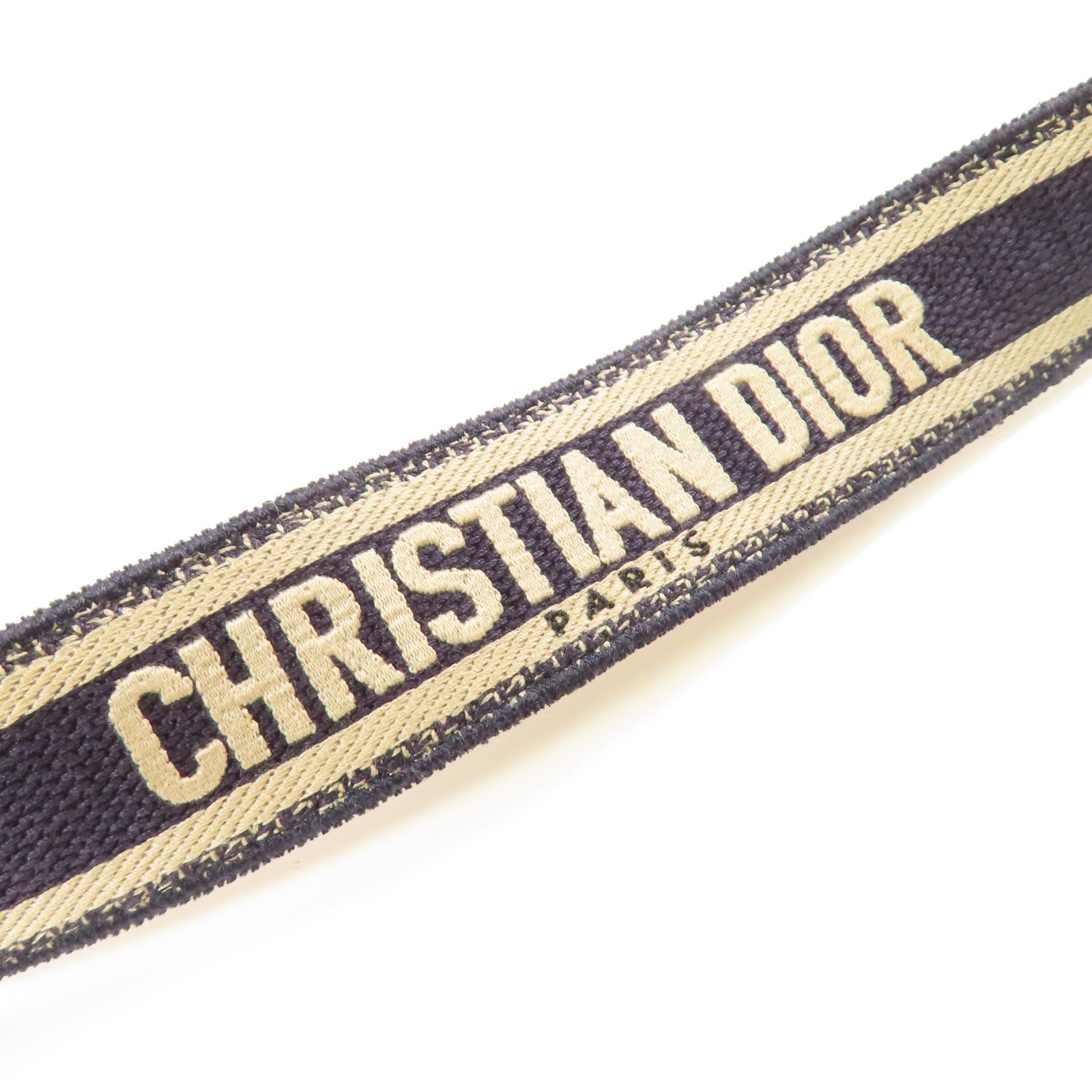 Dior 帆布Strap金扣肩背帶