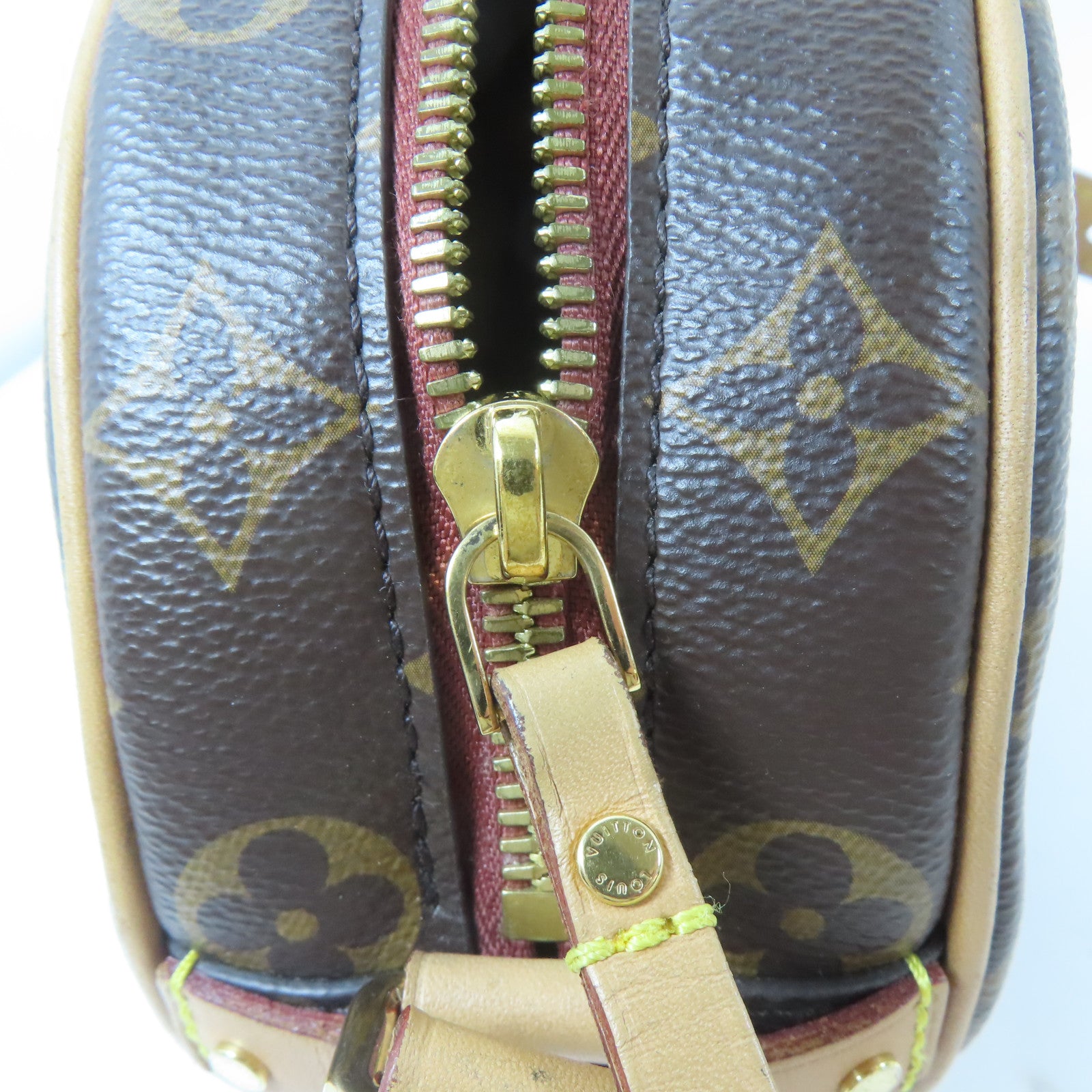 LOUIS VUITTON Monogram Boite Chapeau Souple PM金扣肩背袋啡色