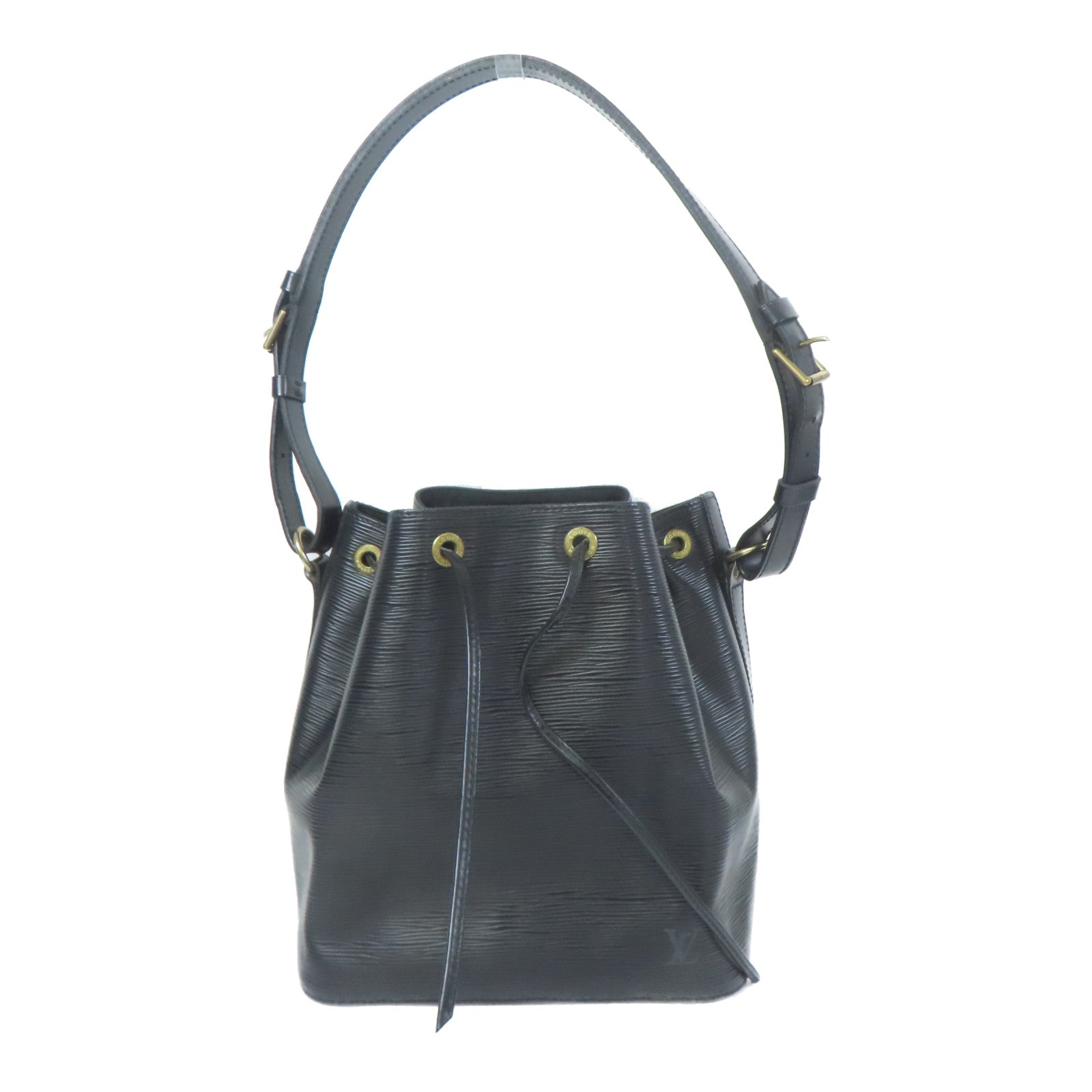 LOUIS VUITTON Epi Noe金扣肩背袋黑色