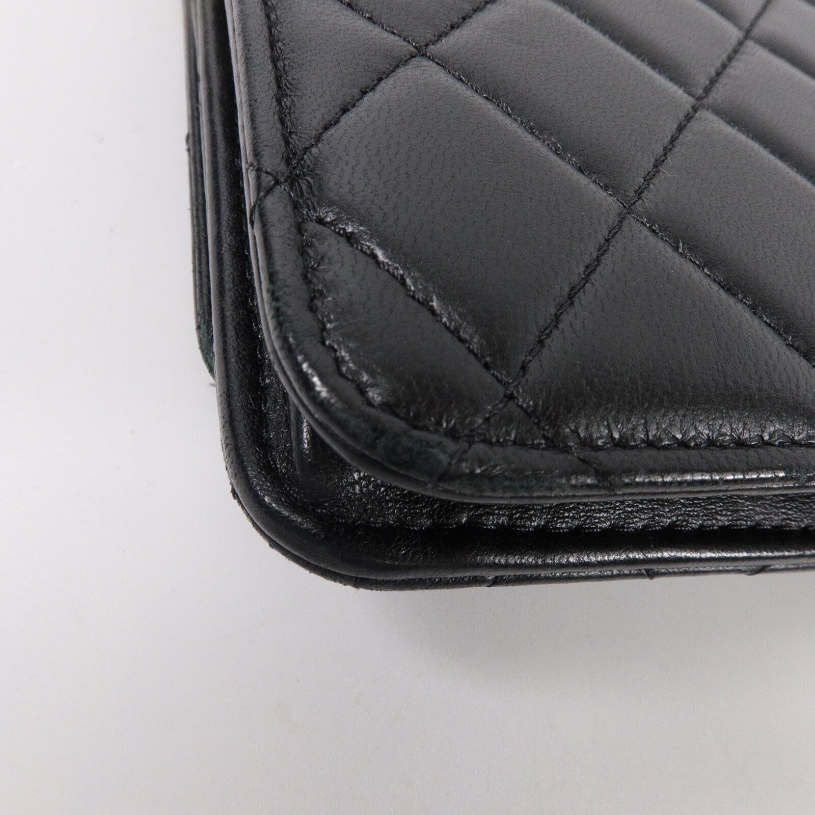 CHANEL 羊皮皮革WOC Wallet On Chain鏈帶肩背袋