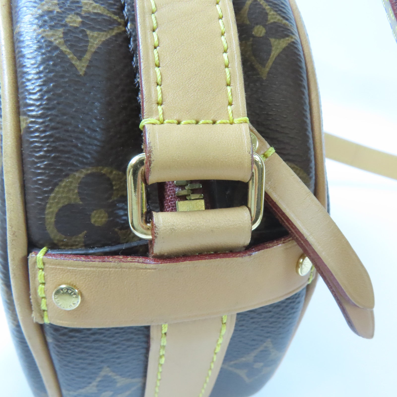 LOUIS VUITTON Monogram Boite Chapeau Souple PM金扣肩背袋啡色