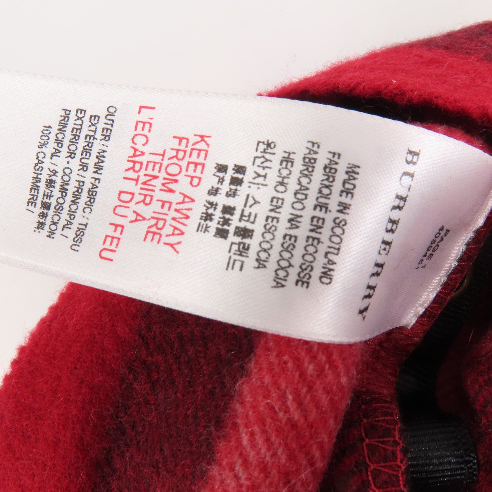 BURBERRY Cashmere Scarf頸巾