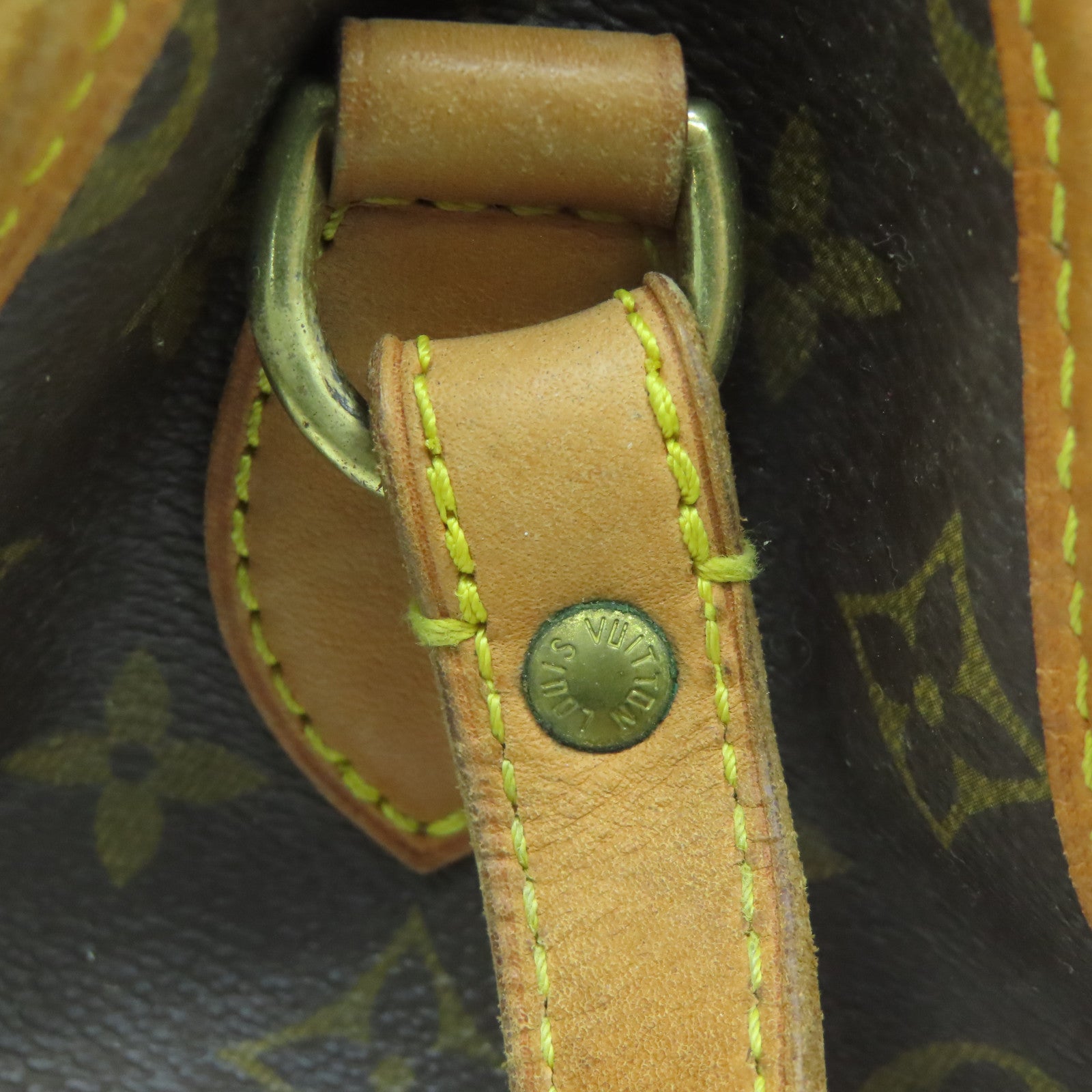 LOUIS VUITTON Monogram Popincourt Long Shoulder Bag金扣肩背袋啡色