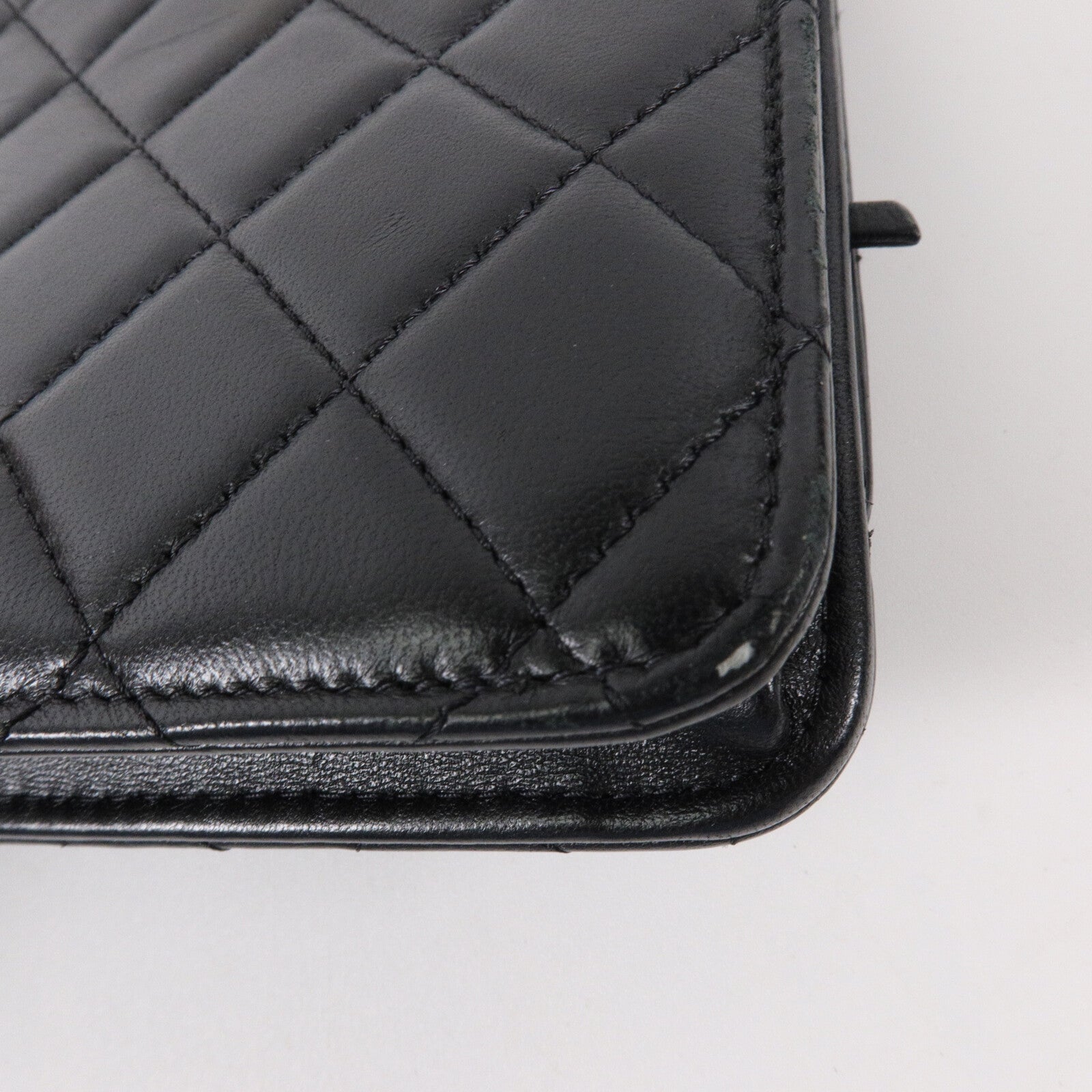 CHANEL 羊皮皮革WOC Wallet On Chain鏈帶肩背袋