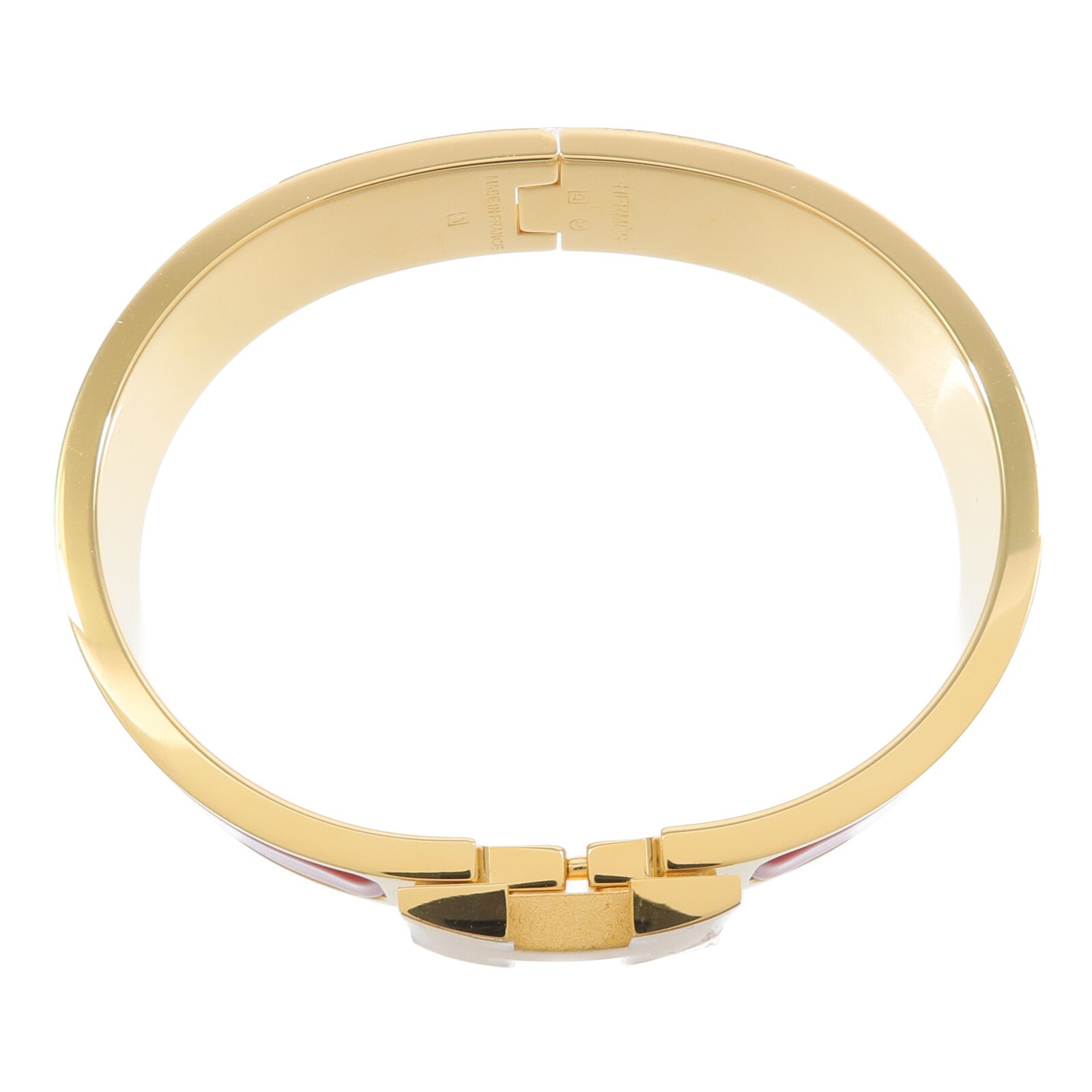 HERMES 金屬/琺瑯Clic H Bracelet手鐲
