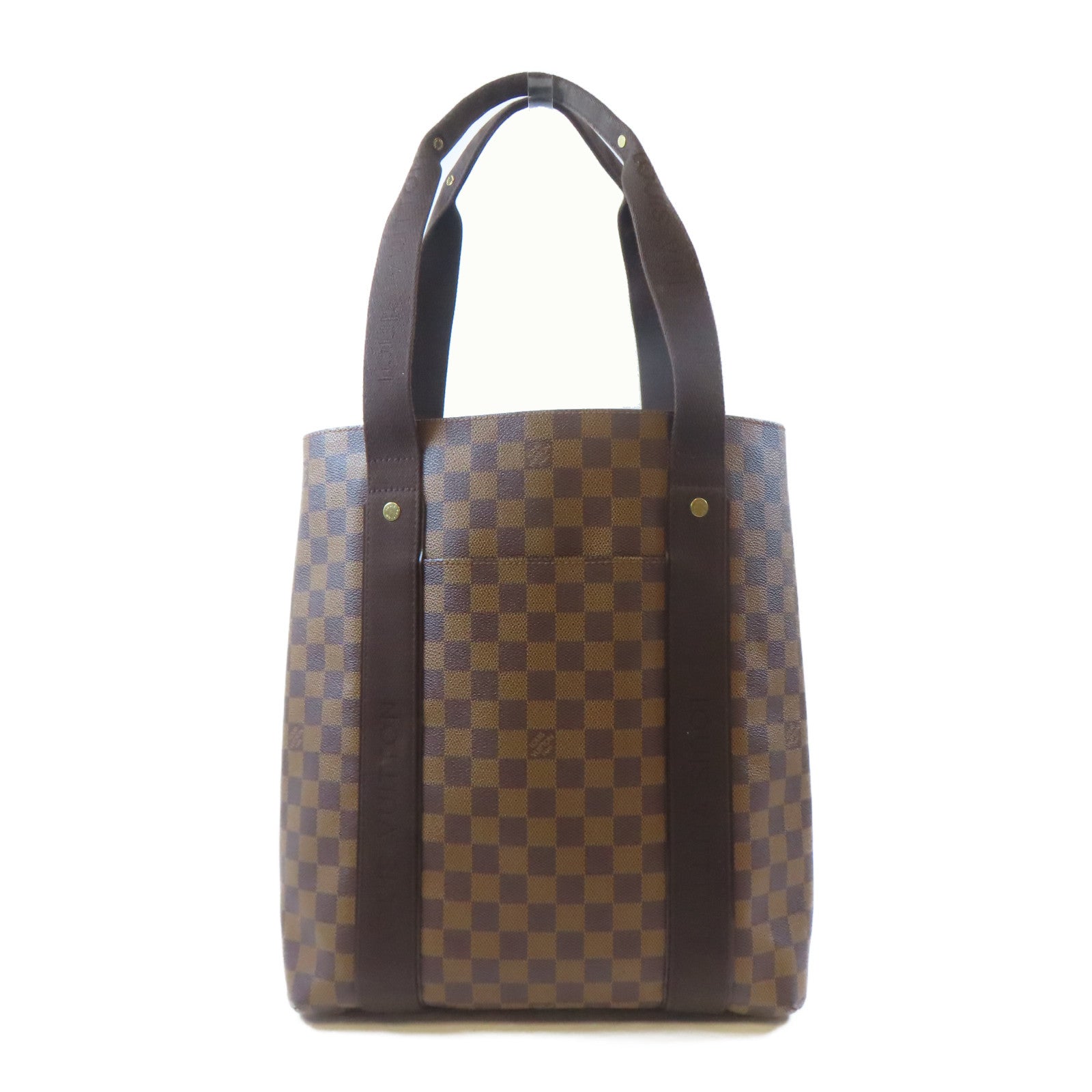LOUIS VUITTON Damier Ebene Beaubourg金扣手挽袋/肩背袋啡色