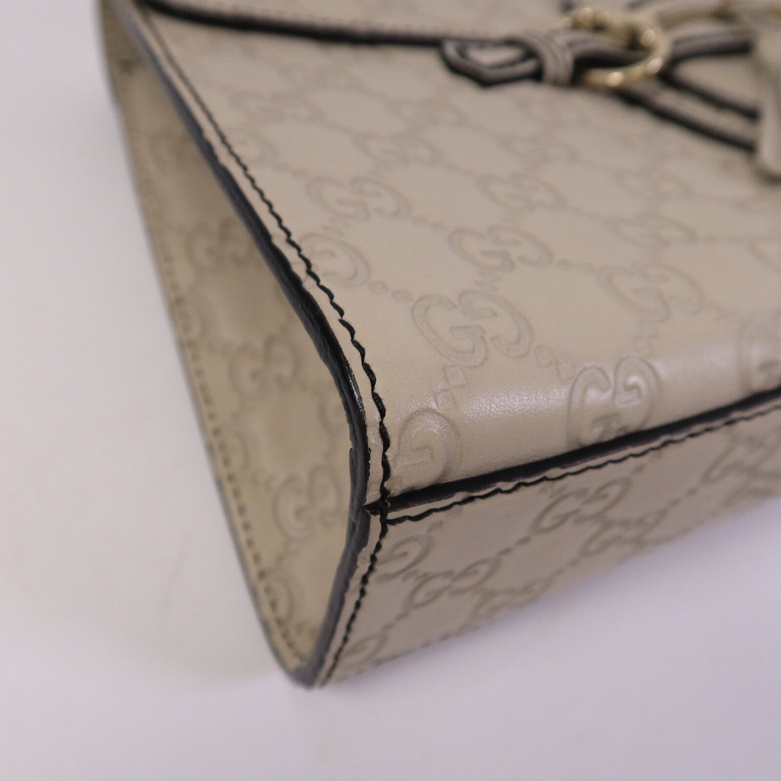 GUCCI 牛皮皮革Emily鏈帶肩背袋