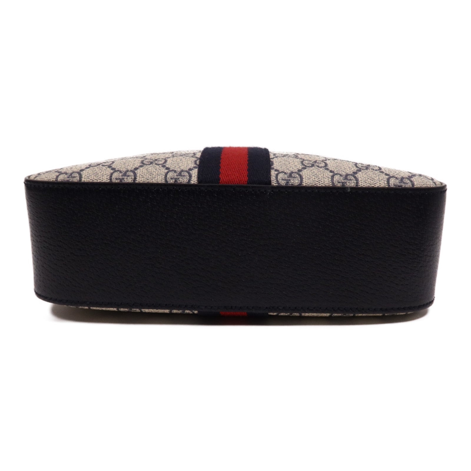 GUCCI 塗層帆布Shoulder Bag銀扣肩背袋