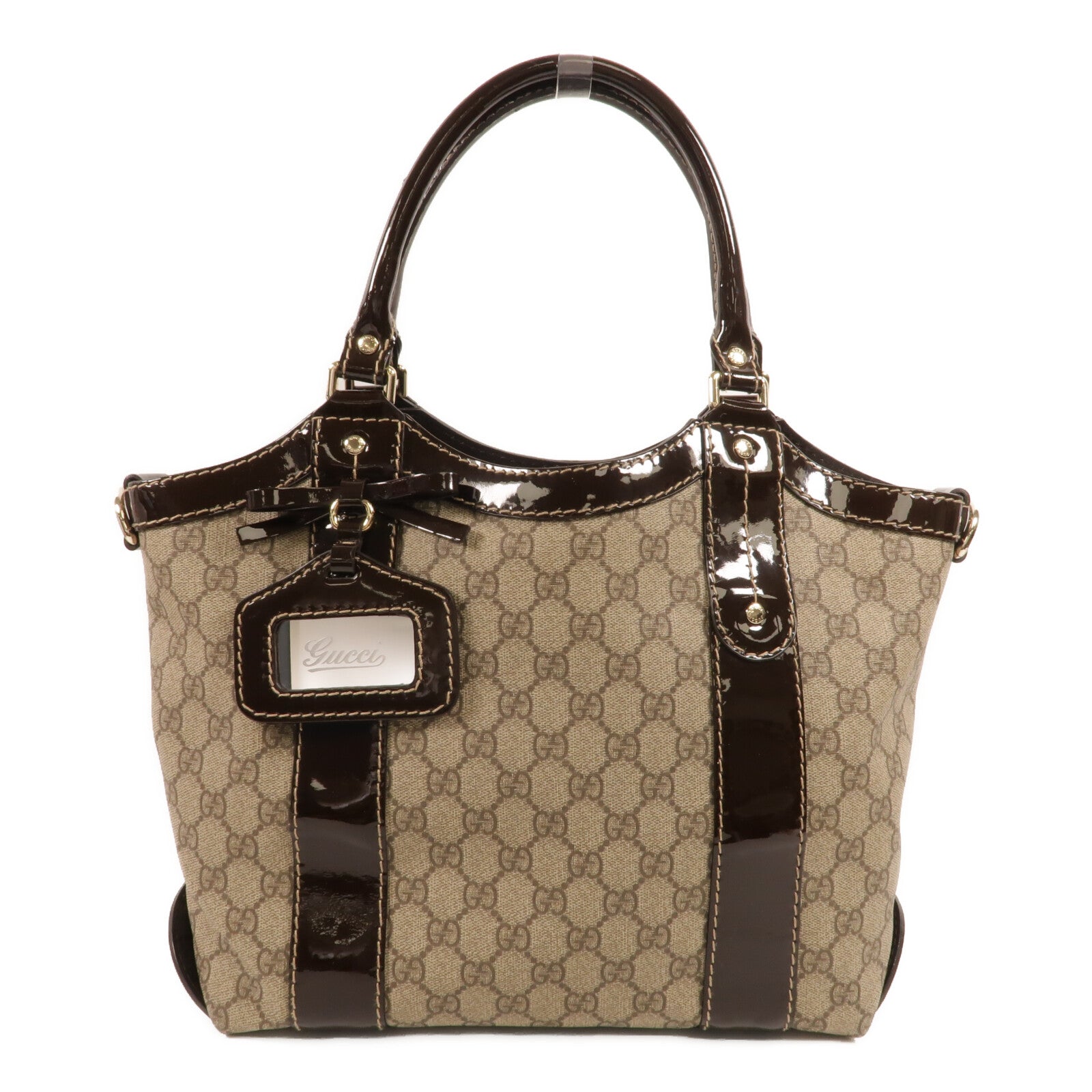 GUCCI 塗層帆布Tote Bag肩背袋