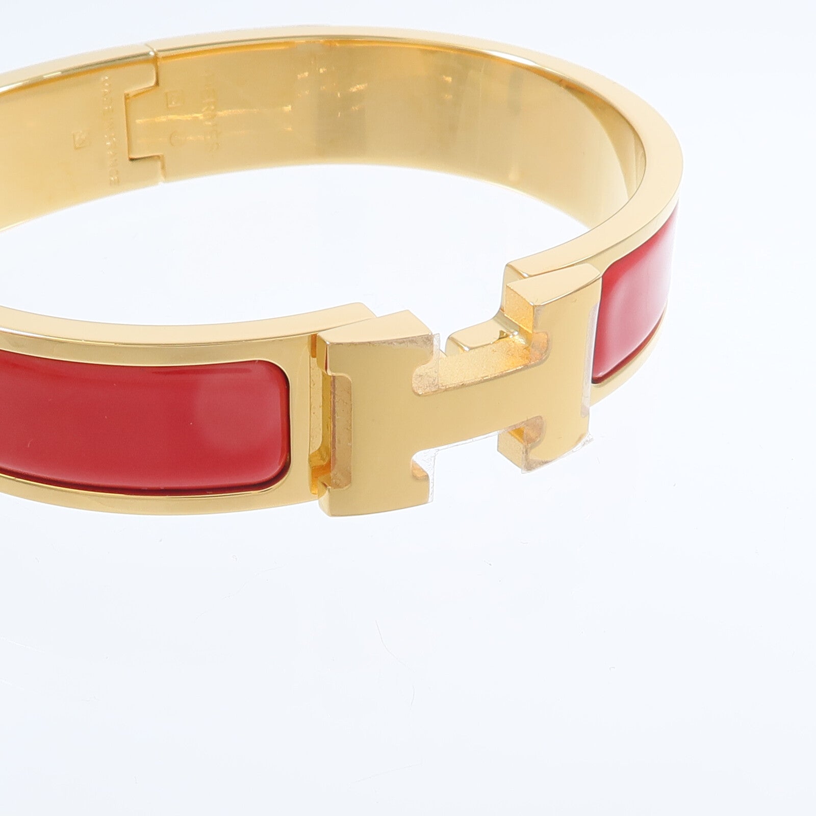 HERMES 金屬/琺瑯Clic H Bracelet手鐲