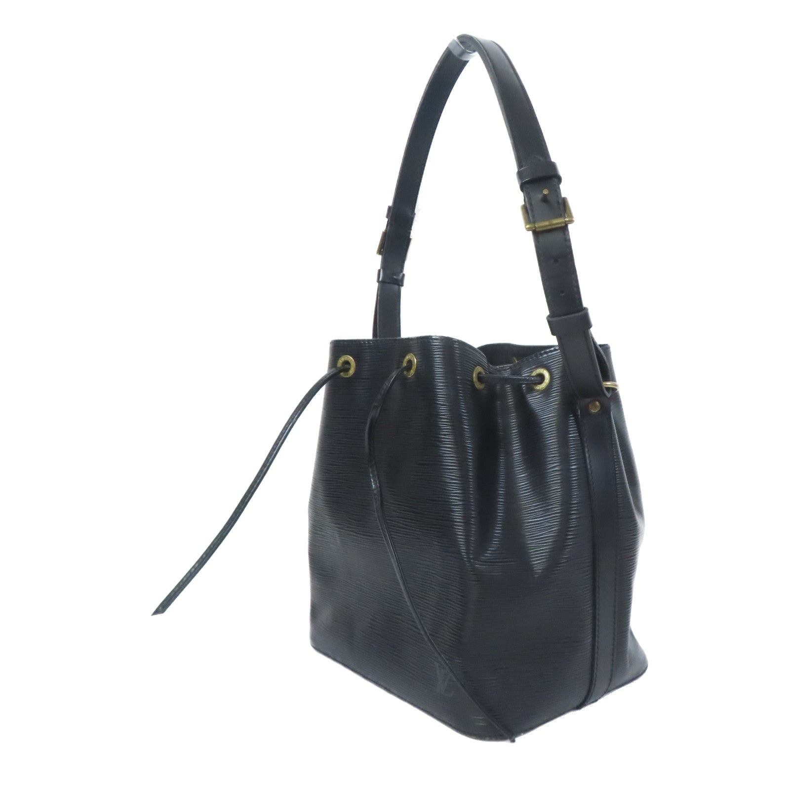 LOUIS VUITTON Epi Noe金扣肩背袋黑色