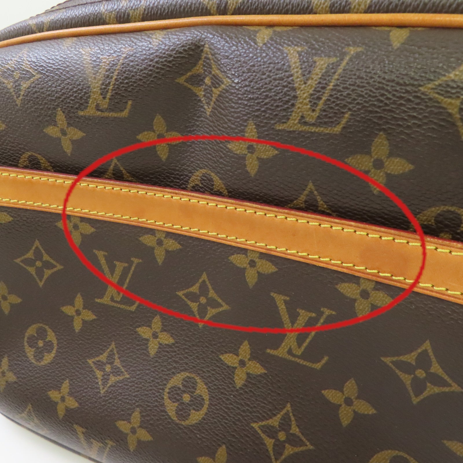 LOUIS VUITTON Monogram Reporter PM Shoulder Bag肩背袋啡色