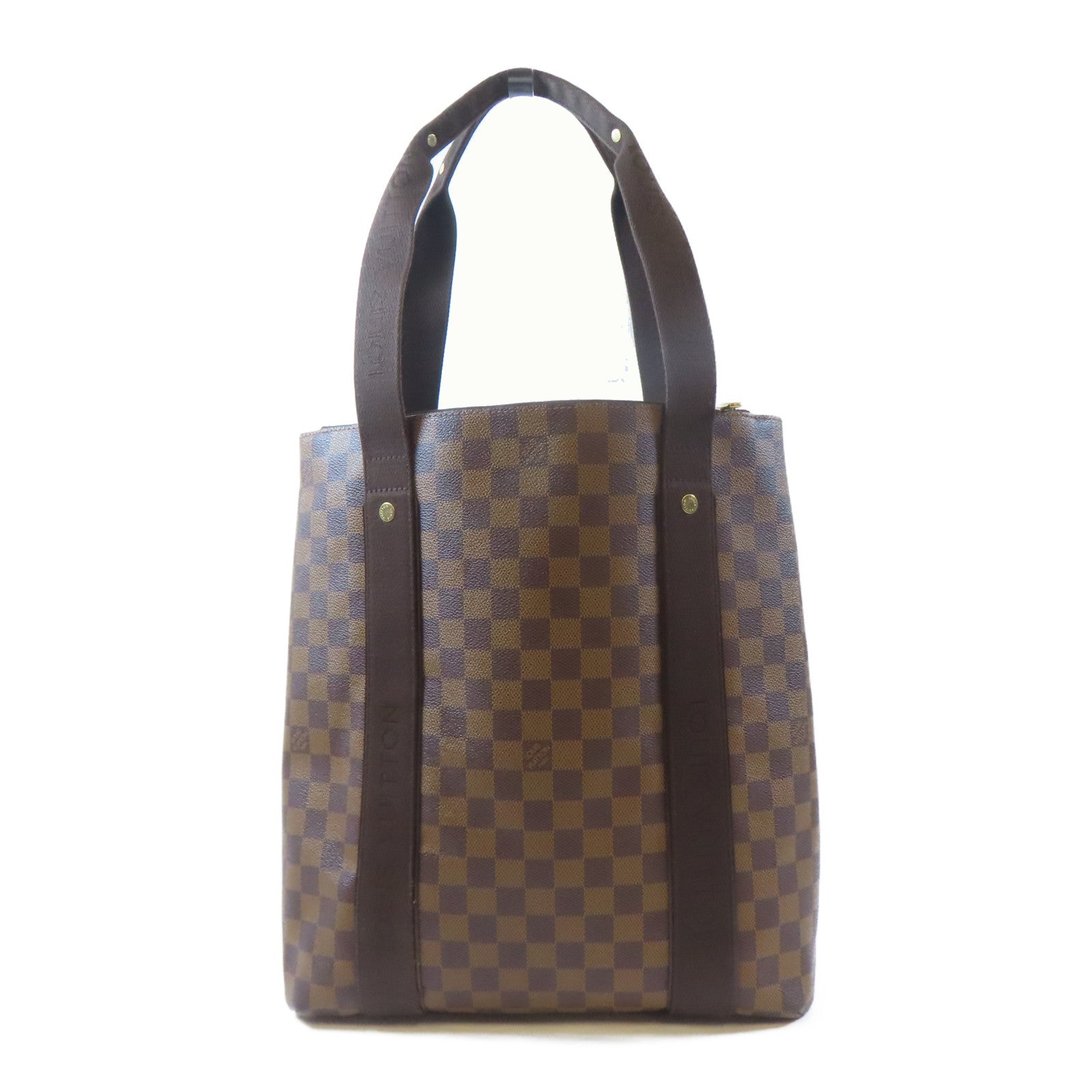 LOUIS VUITTON Damier Ebene Beaubourg金扣手挽袋/肩背袋啡色