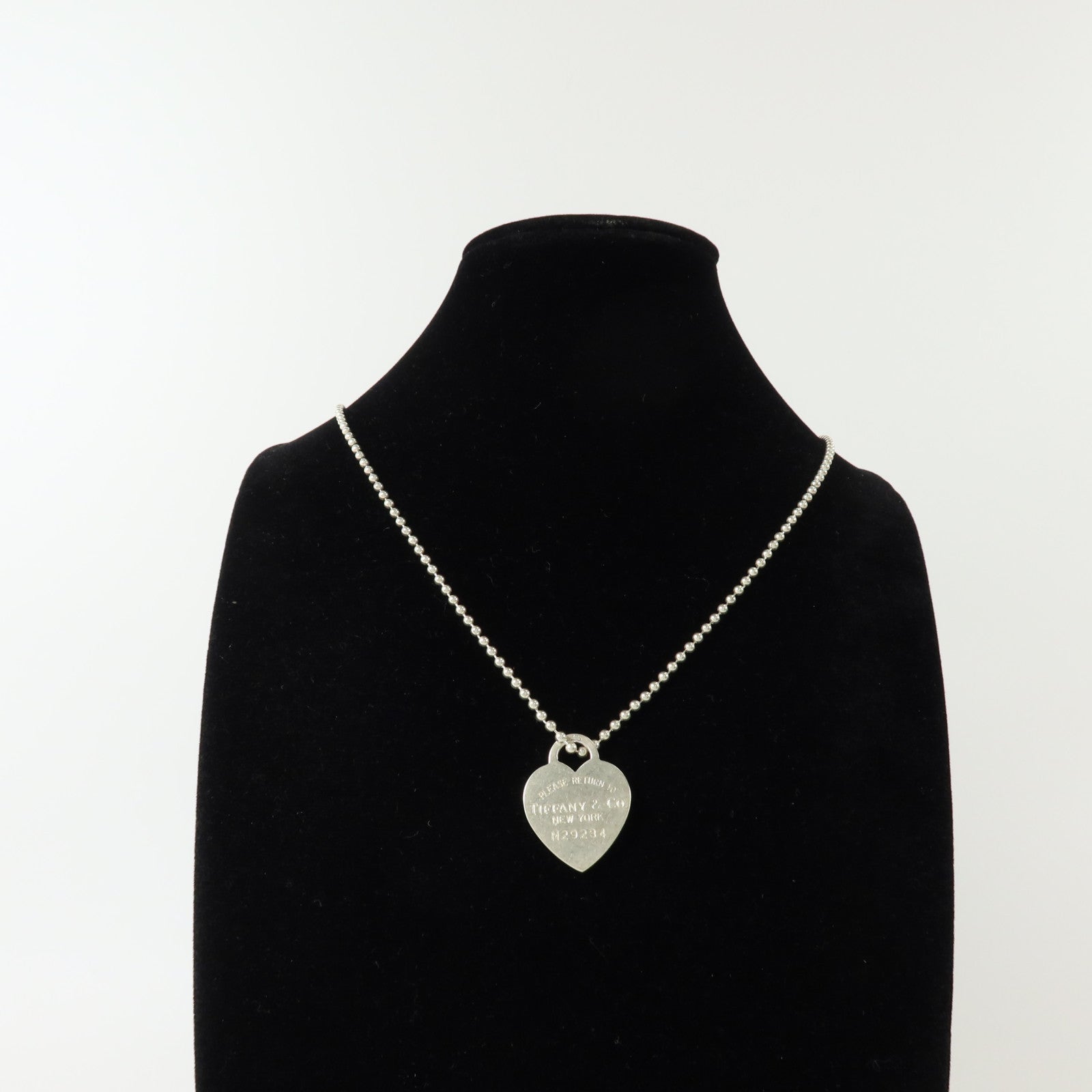 TIFFANY＆CO 925純銀Heart Long Necklace項鏈