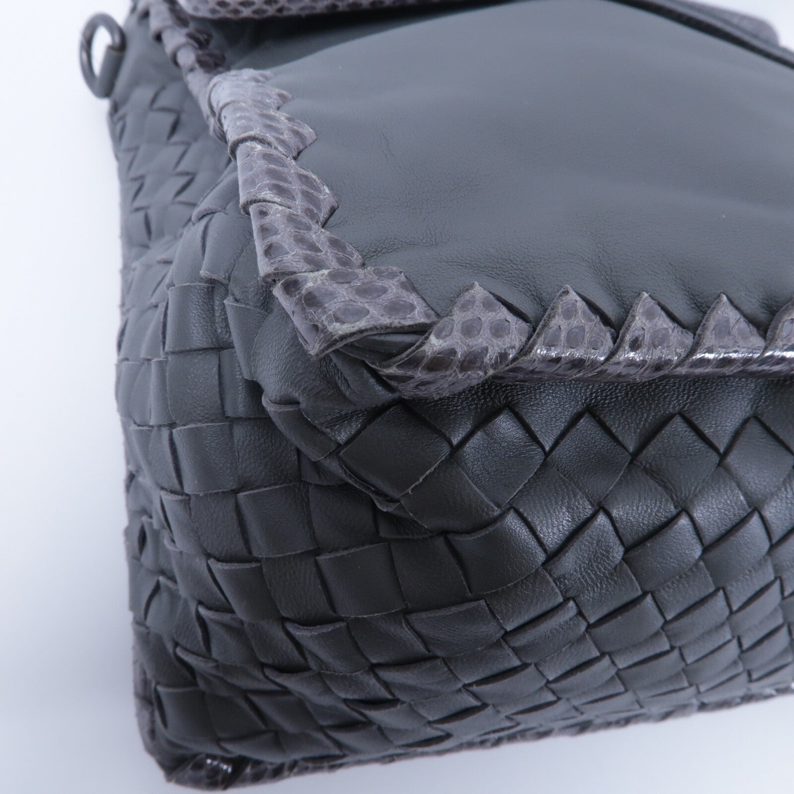 BOTTEGA VENETA 蛇皮皮革Shoulder Bag肩背袋