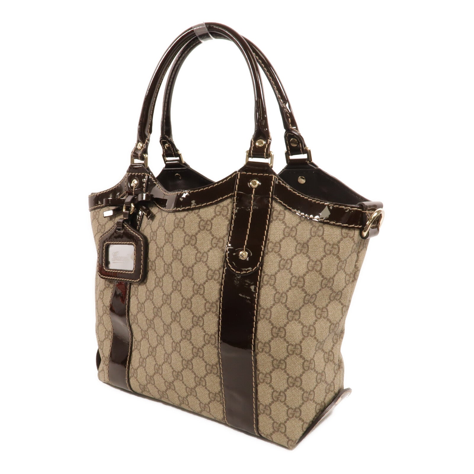 GUCCI 塗層帆布Tote Bag肩背袋