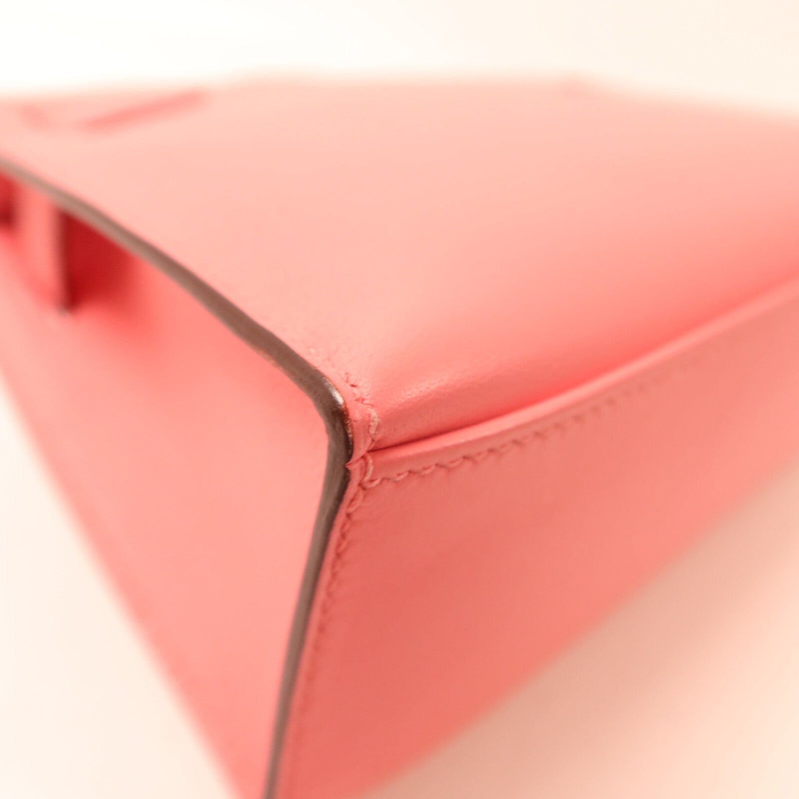 HERMES Swift皮革Kelly Pochette手挽袋Rose d'Ete