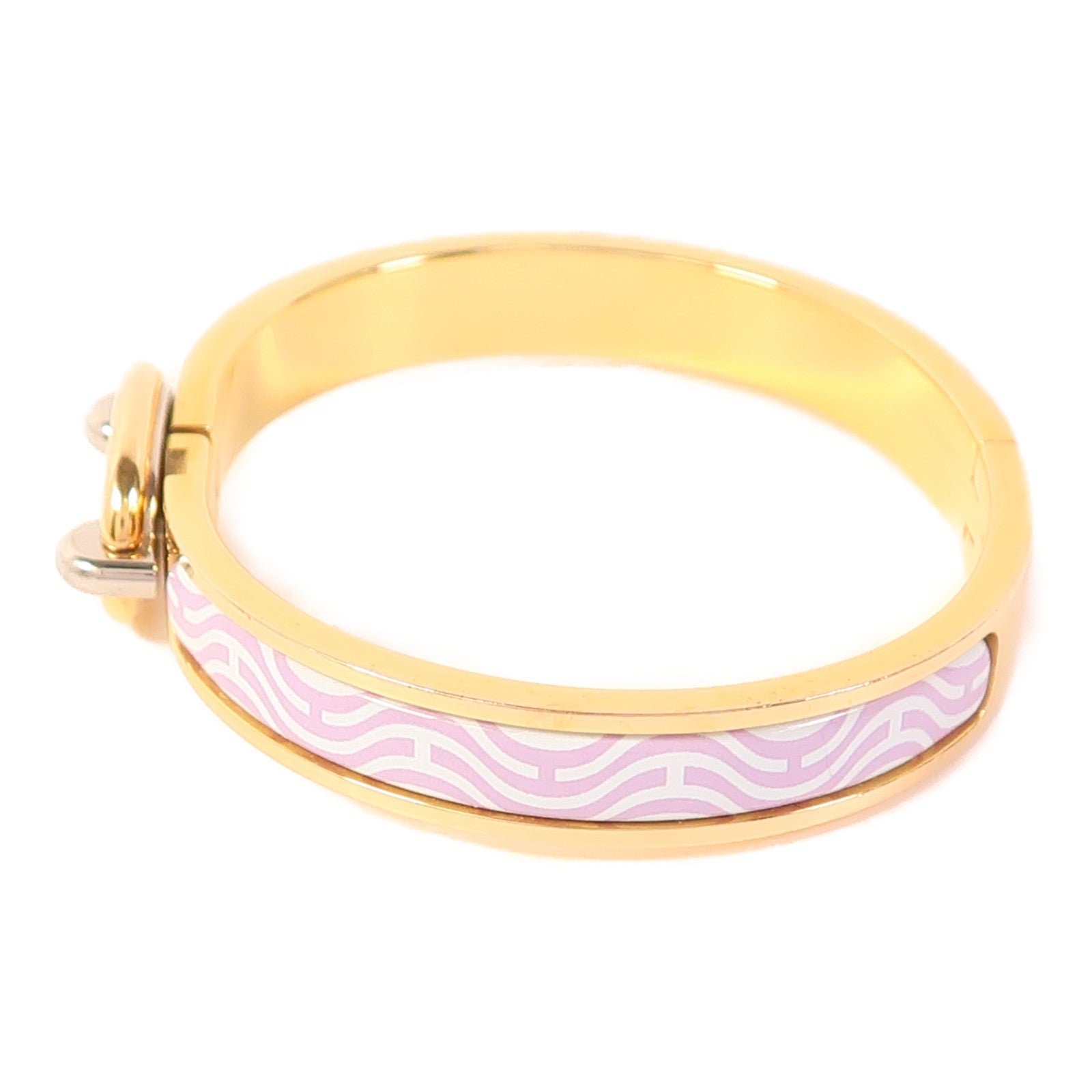 HERMES 金屬/琺瑯Mini Clic Chaine d'Ancre手鐲